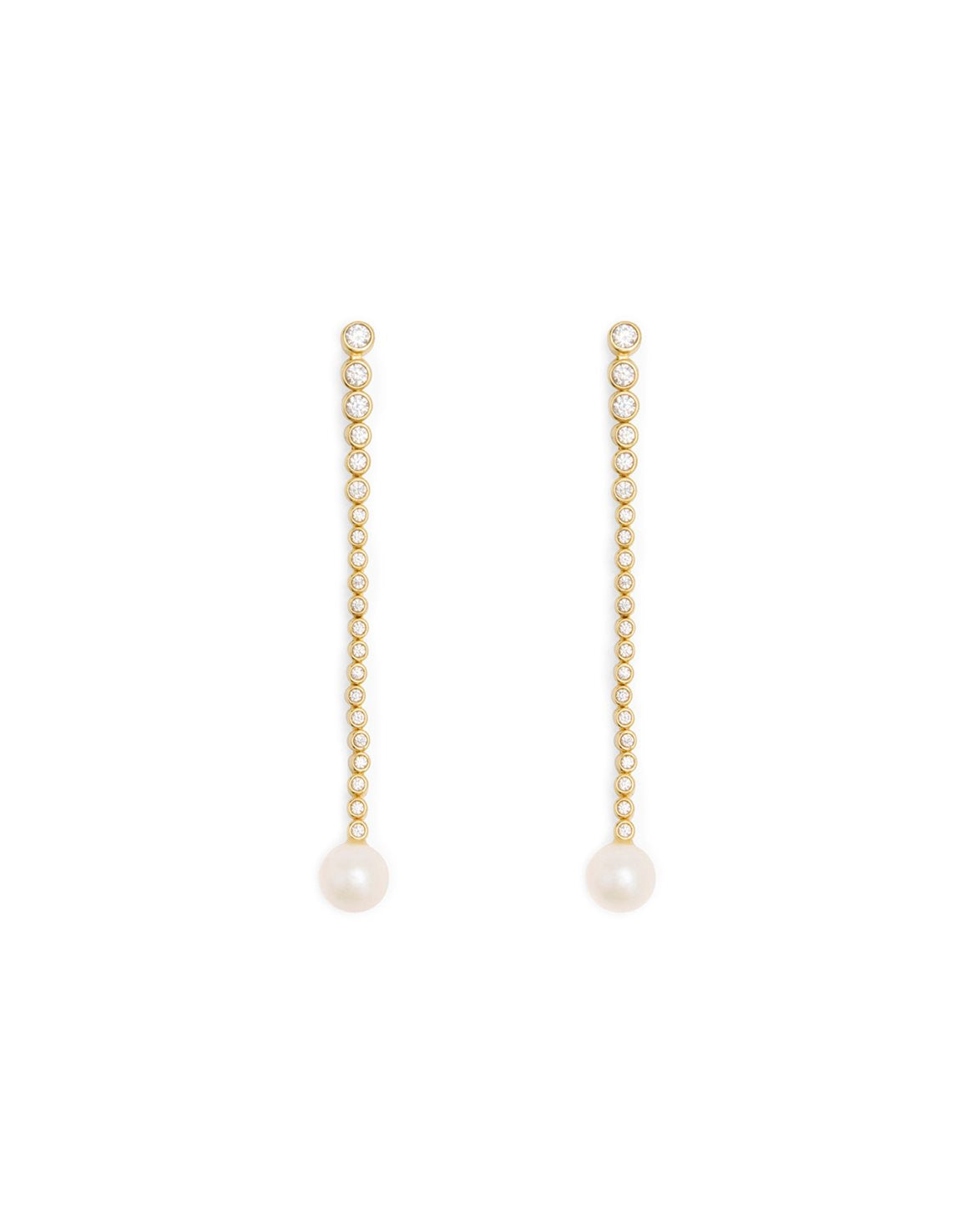 Odile Chandelier Earrings Gold