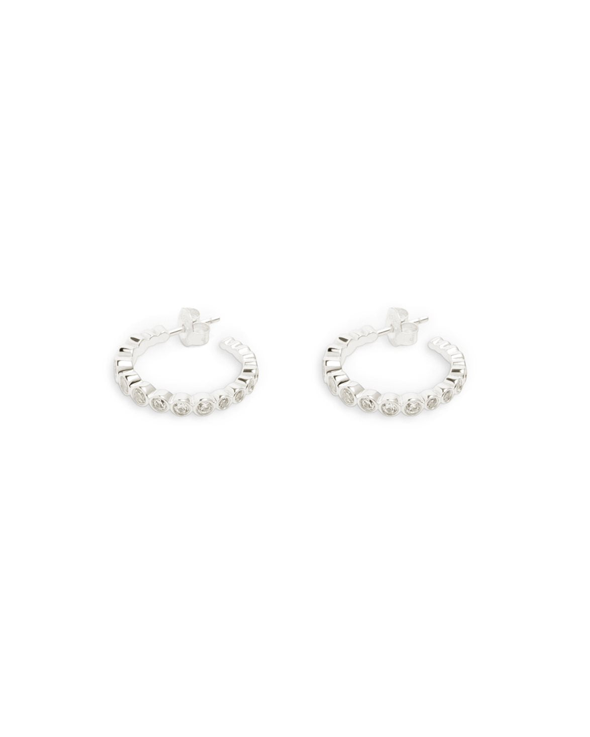 Ottilia Hoops Silver