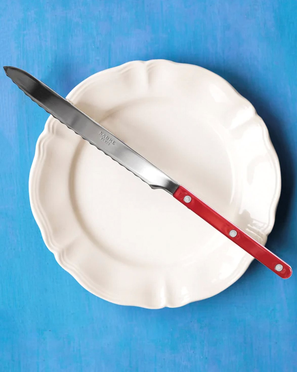 Bistro Bread Knife Burgundy