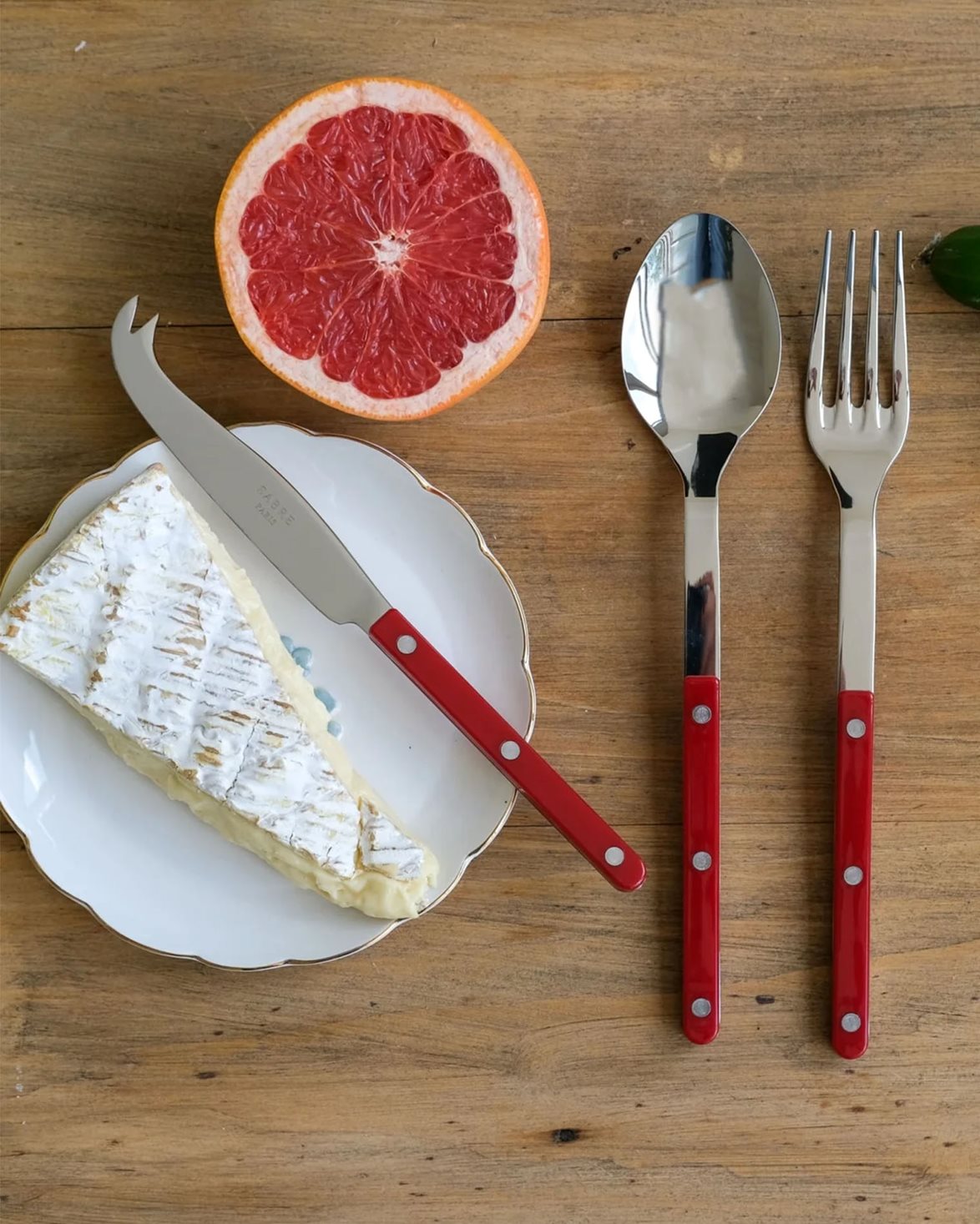 Bistro Cheese Knife Burgundy