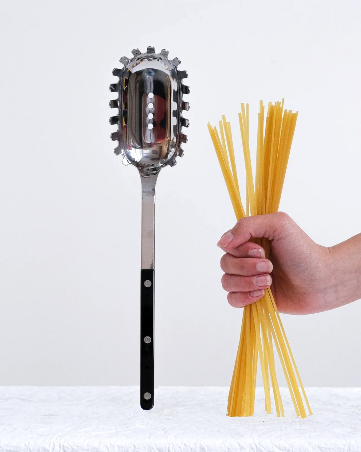 Bistro Spaghetti Spoon Black