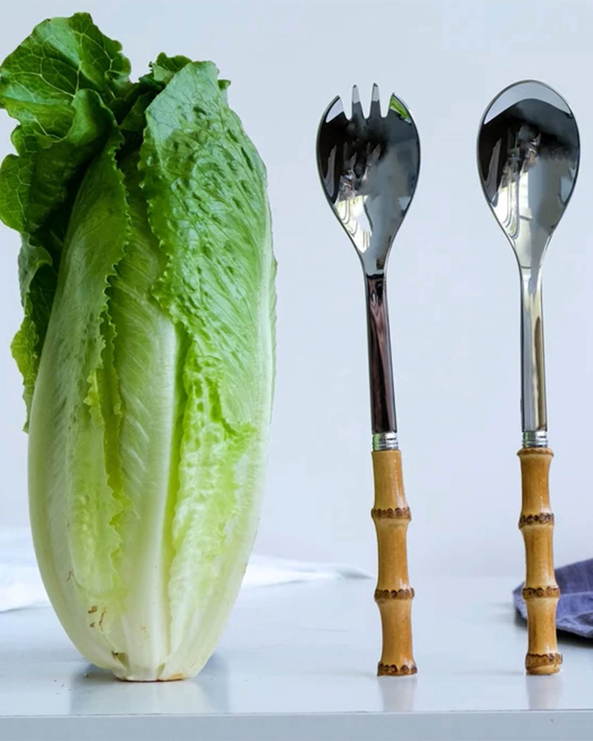 Panda Salad Set 2-Pack Bamboo