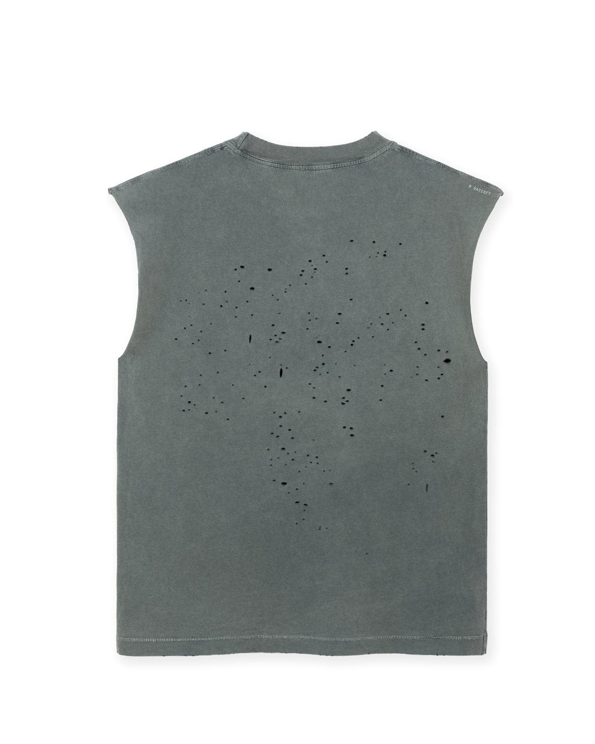 MothTech Muscle Tee Faded Black Rcm