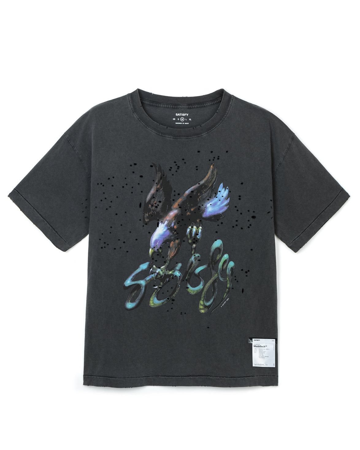 Mothtech T-Shirt Aged Black Eagle