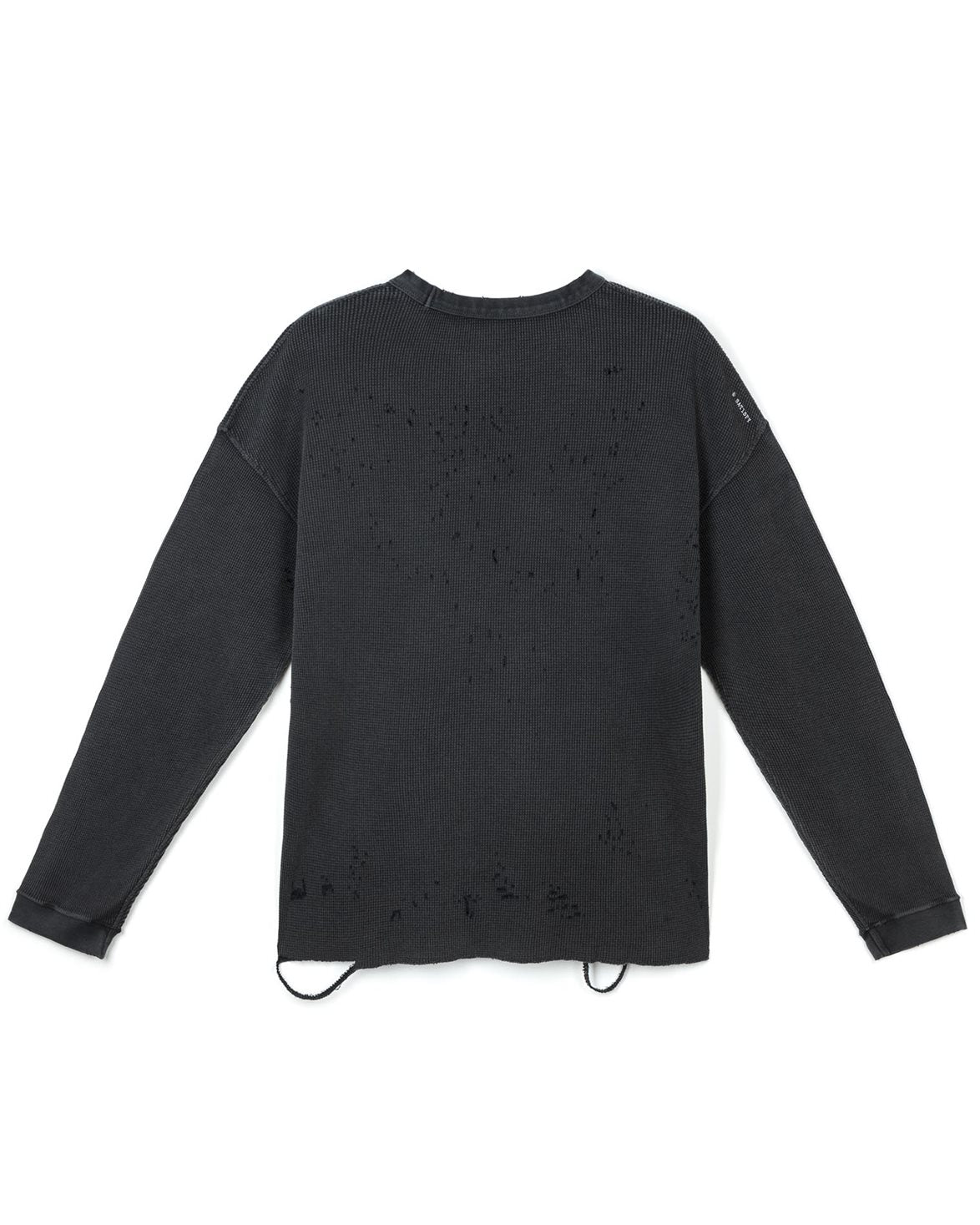 Mothtech™ Waffle Long Tee Aged Black SA