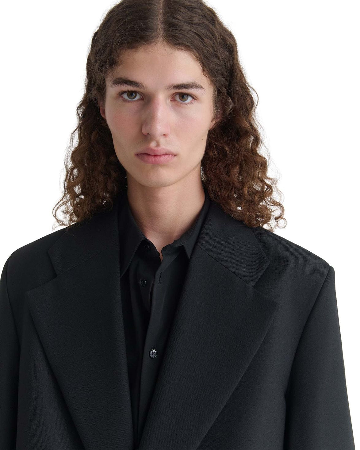 Amare Blazer Fine Black Wool