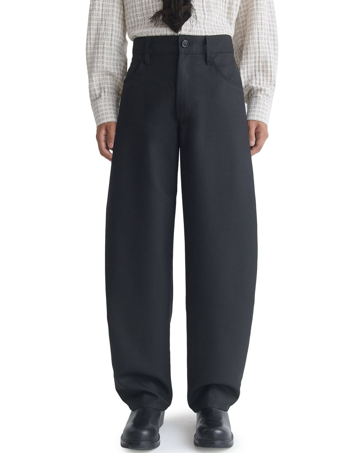 Gino Trouser Fine Black Wool
