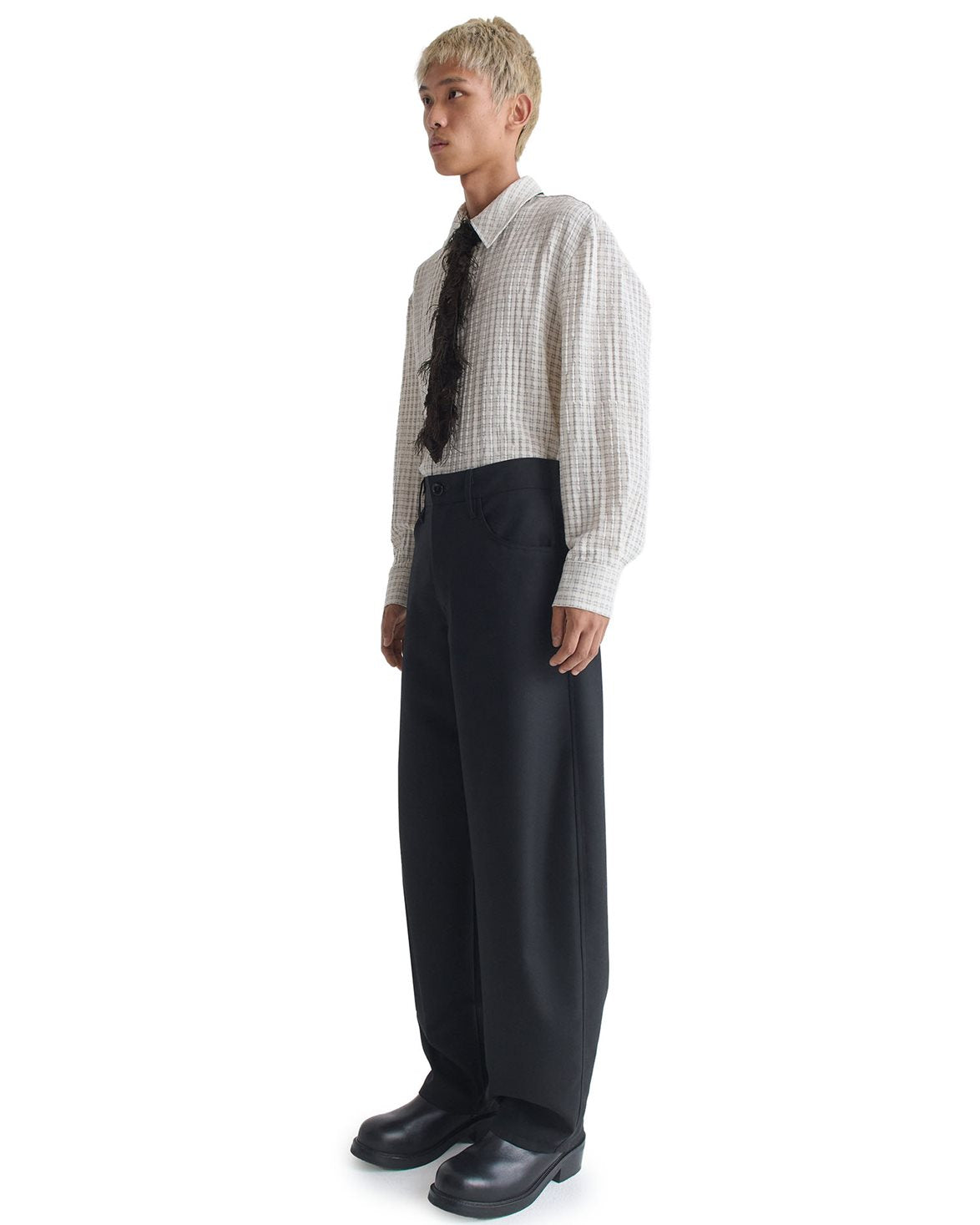 Gino Trouser Fine Black Wool