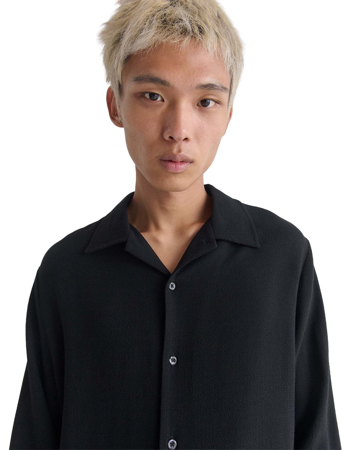 Sense Shirt Black Crepe