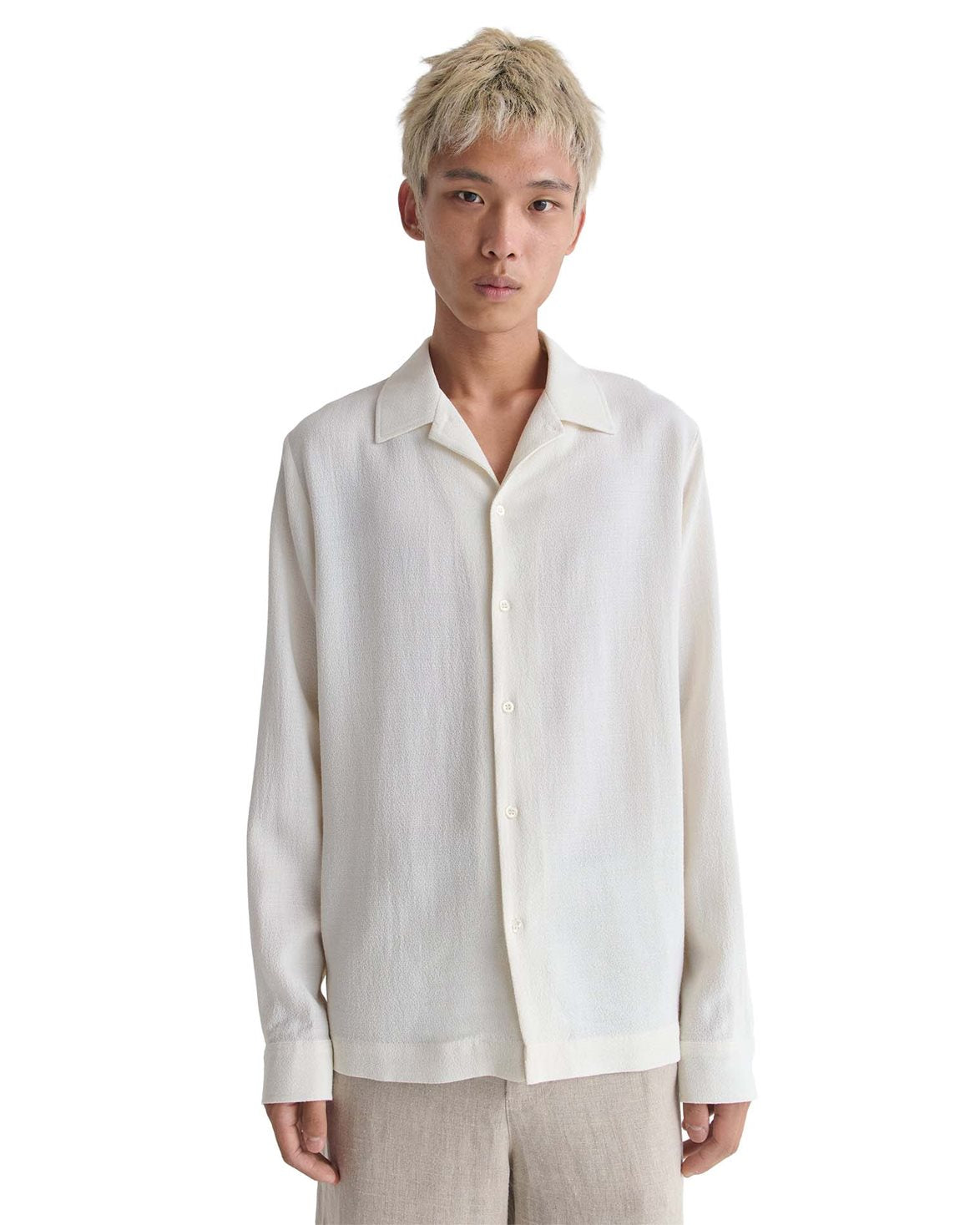 Sense Shirt Off White Crepe