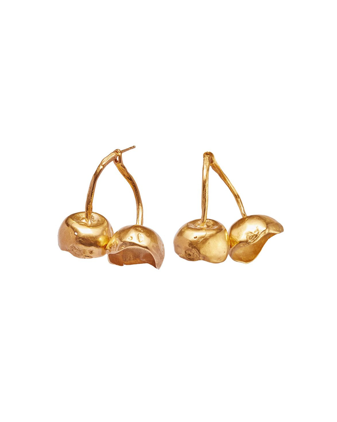 Cerezas Earrings Gold