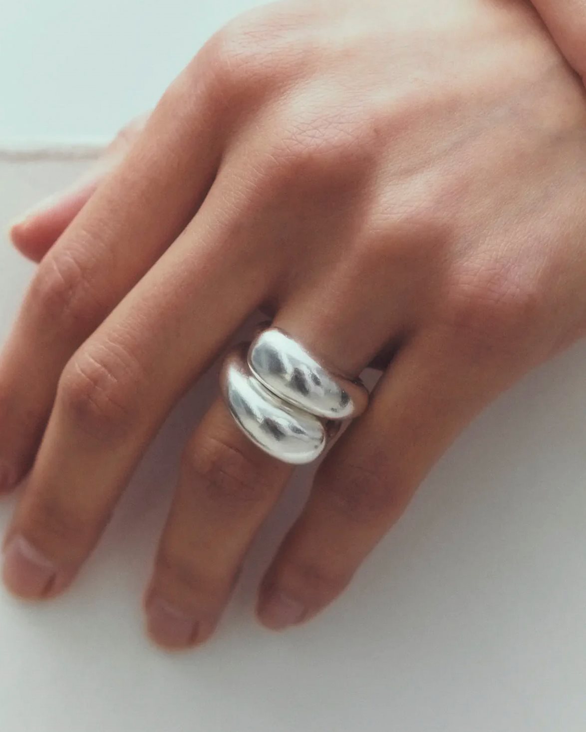 Gota Ring Silver