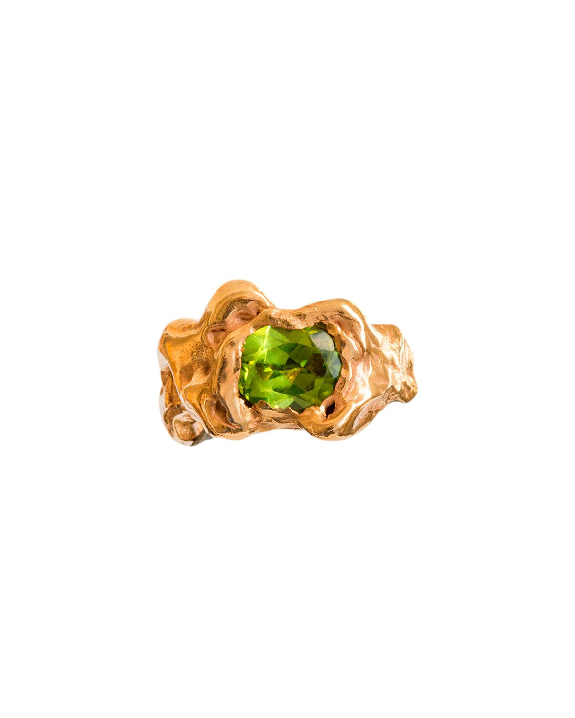 Ola Ring Green Gold