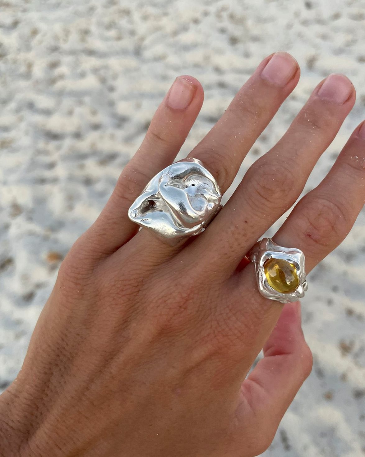 Rodeo Ring Silver