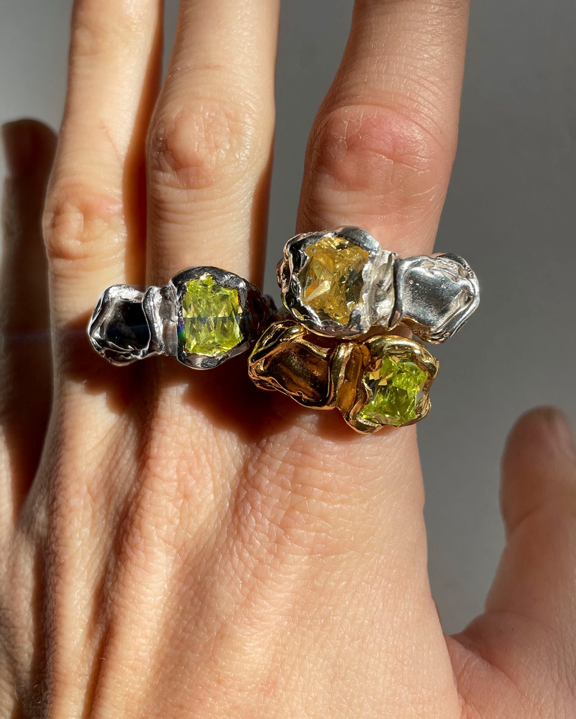 Vera Ring Yellow Silver