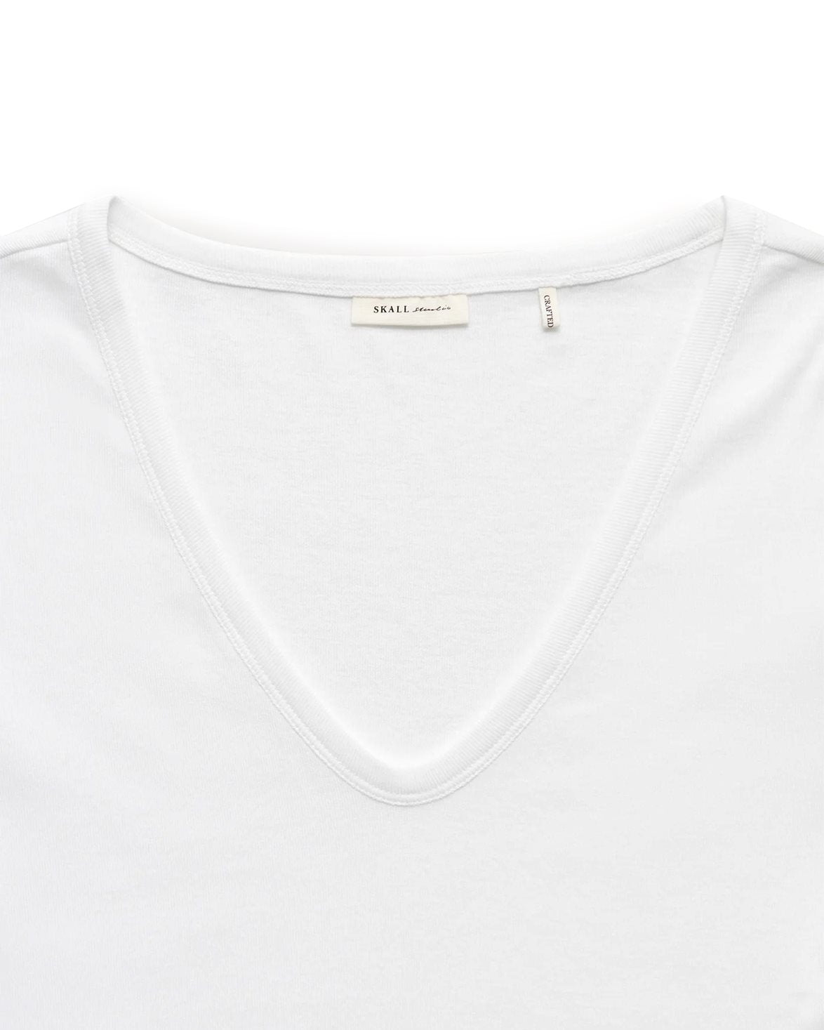 Seventies V-Neck Tee Optic White