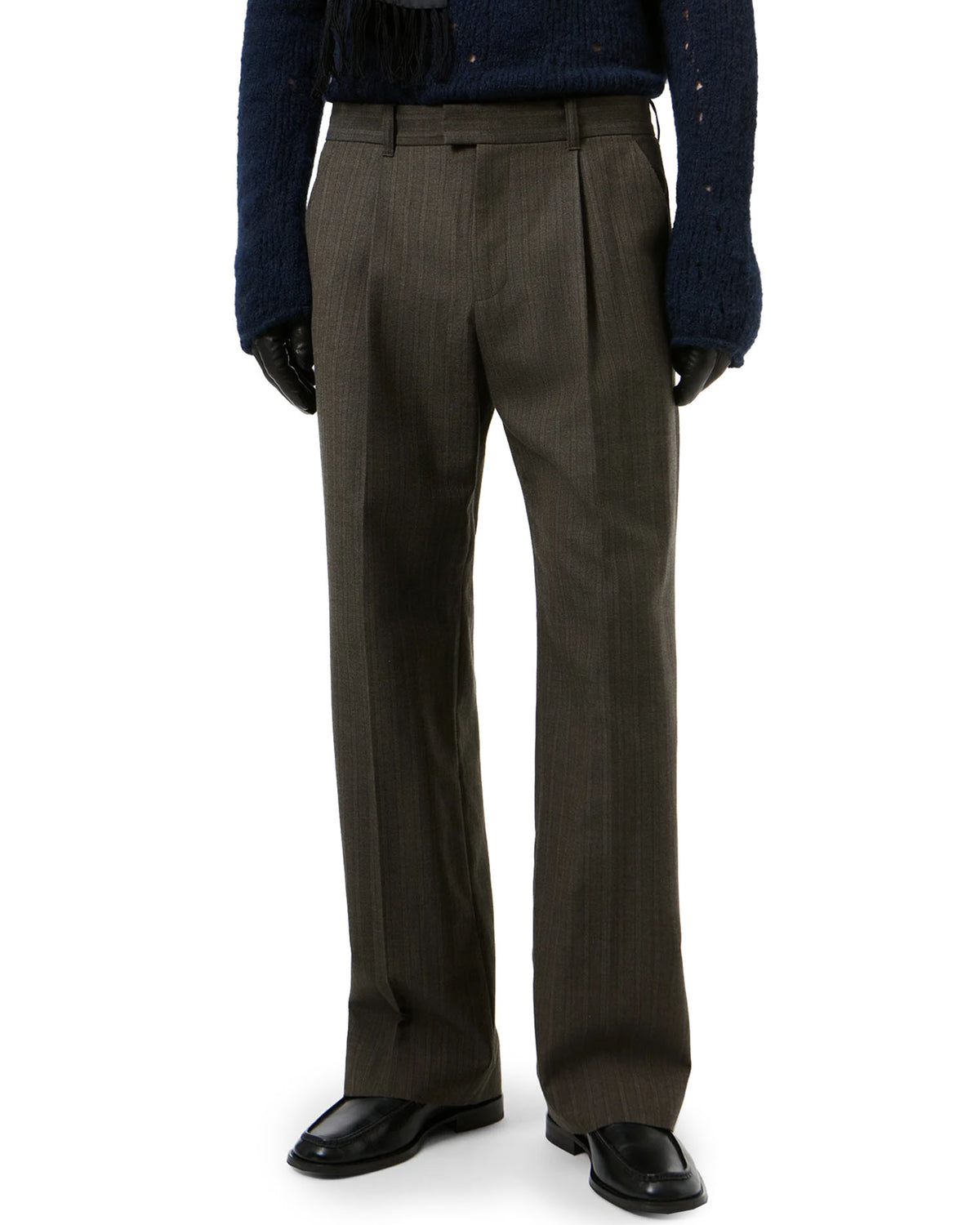 Slack Trouser Phase Stripe Motion Woolcot