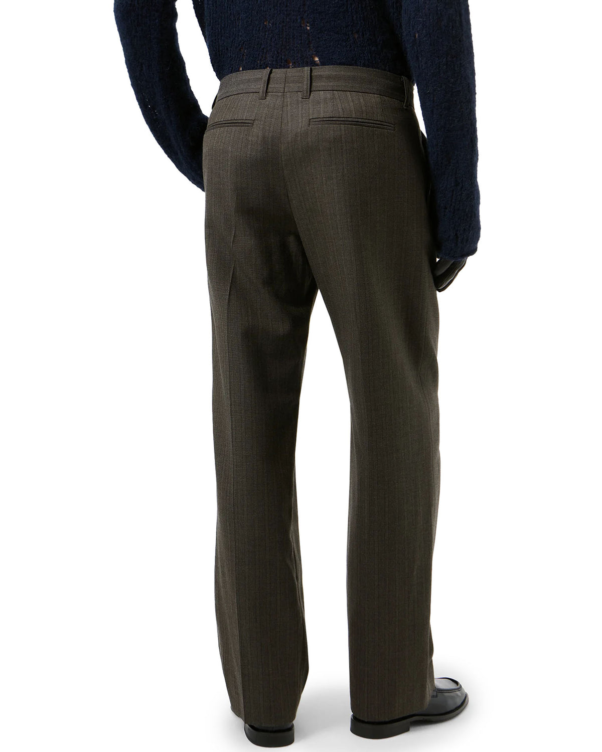 Slack Trouser Phase Stripe Motion Woolcot