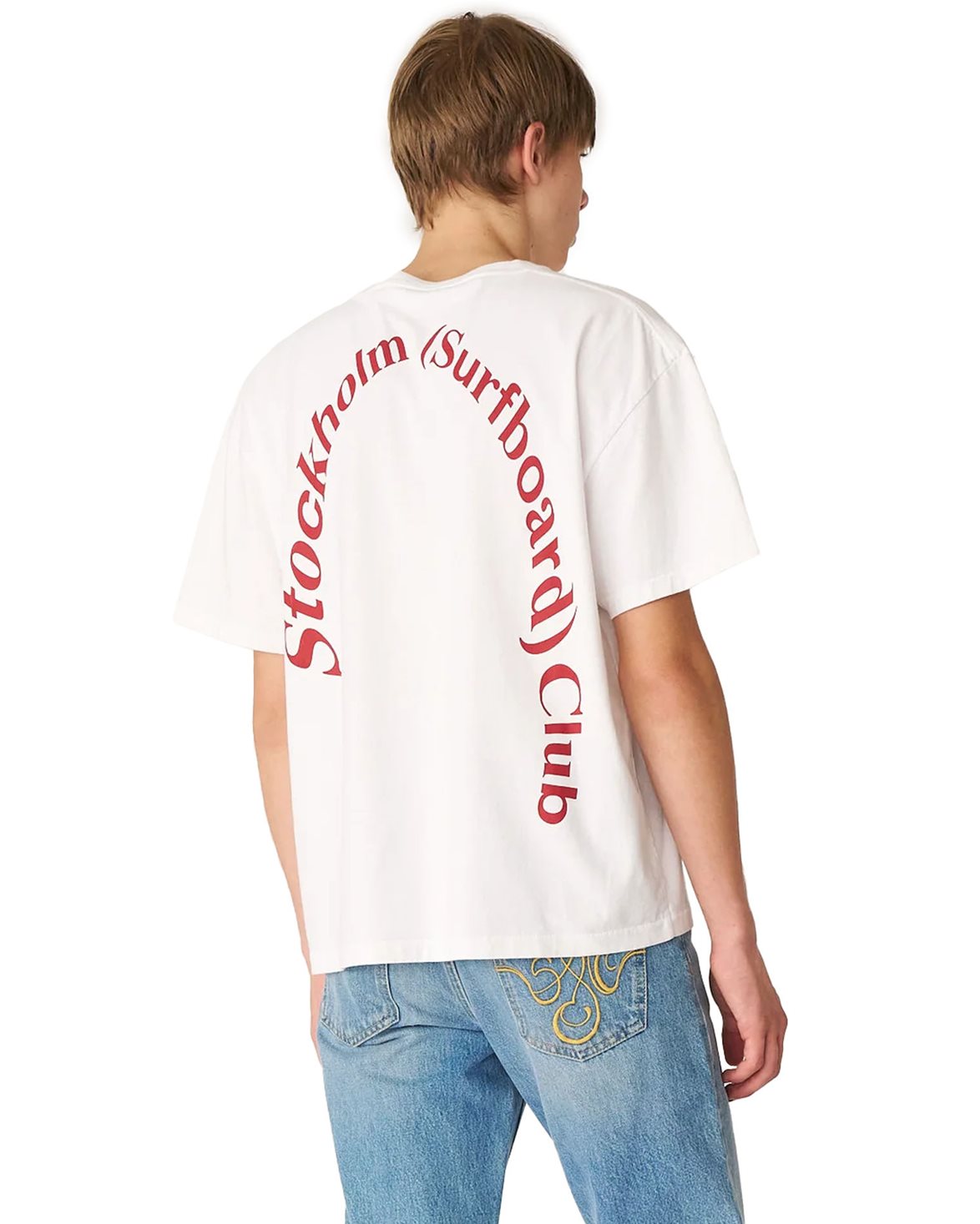 Box Tee Back Logo White