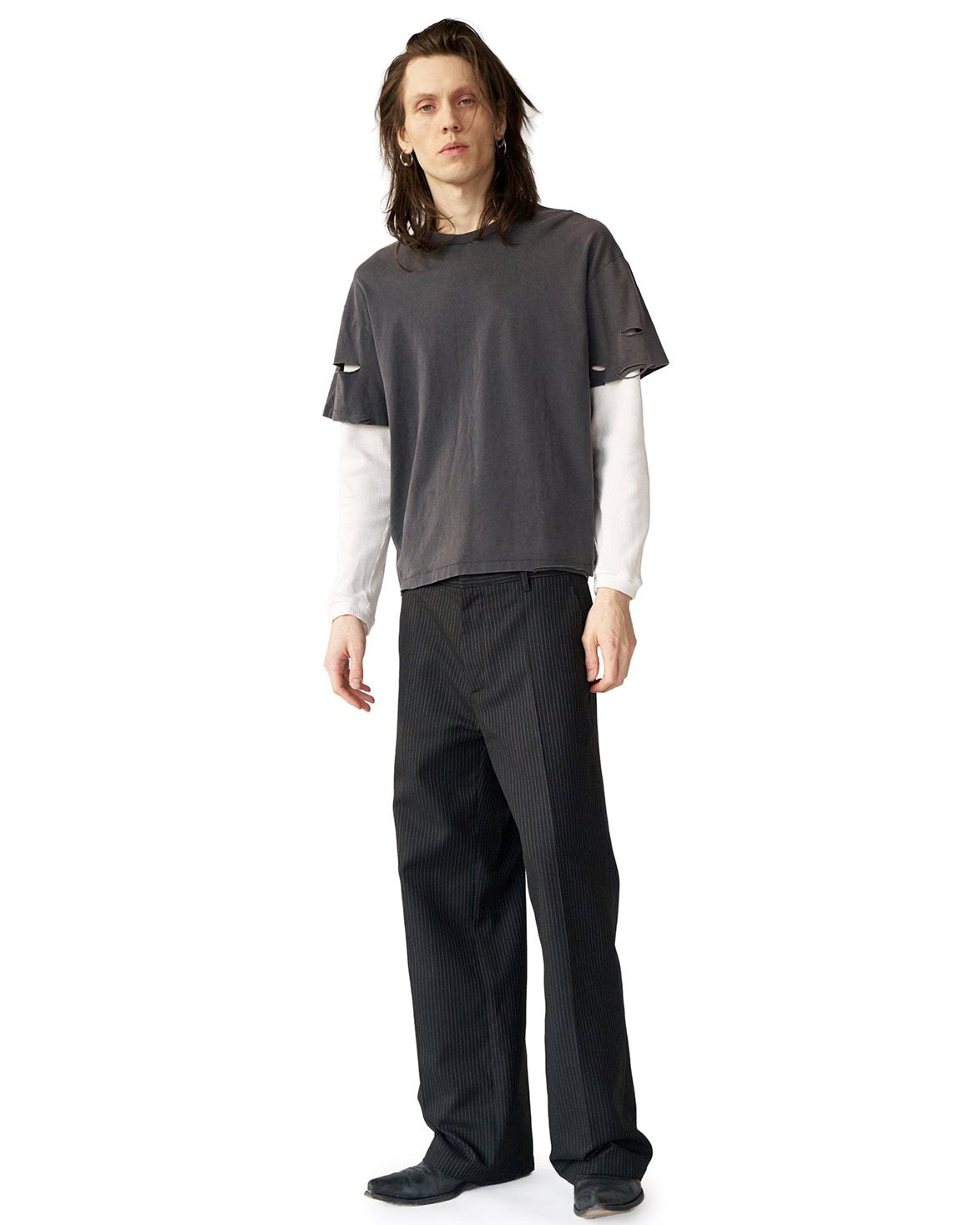Layer Box Tee Black