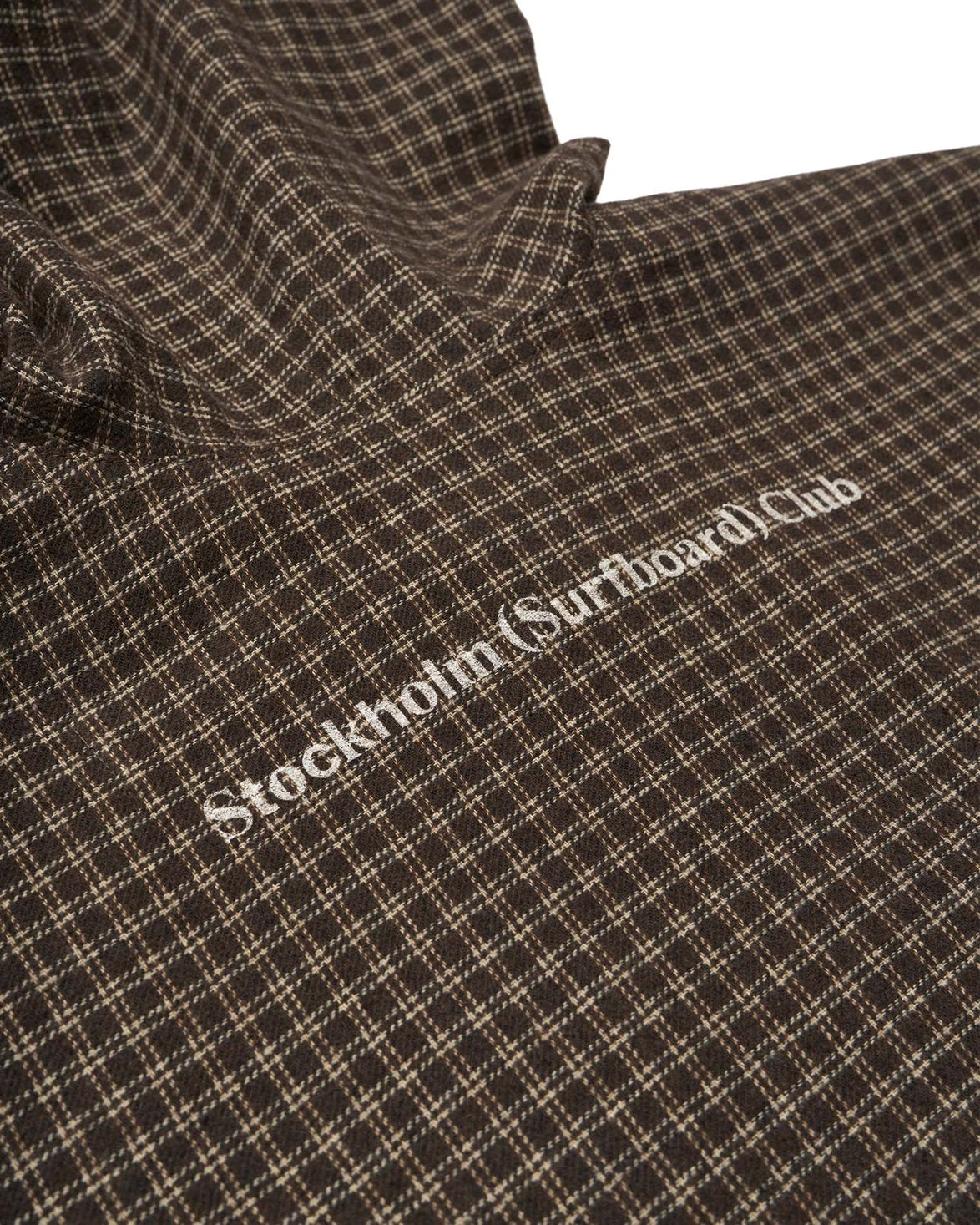 Merle Hooded Overshirt Check