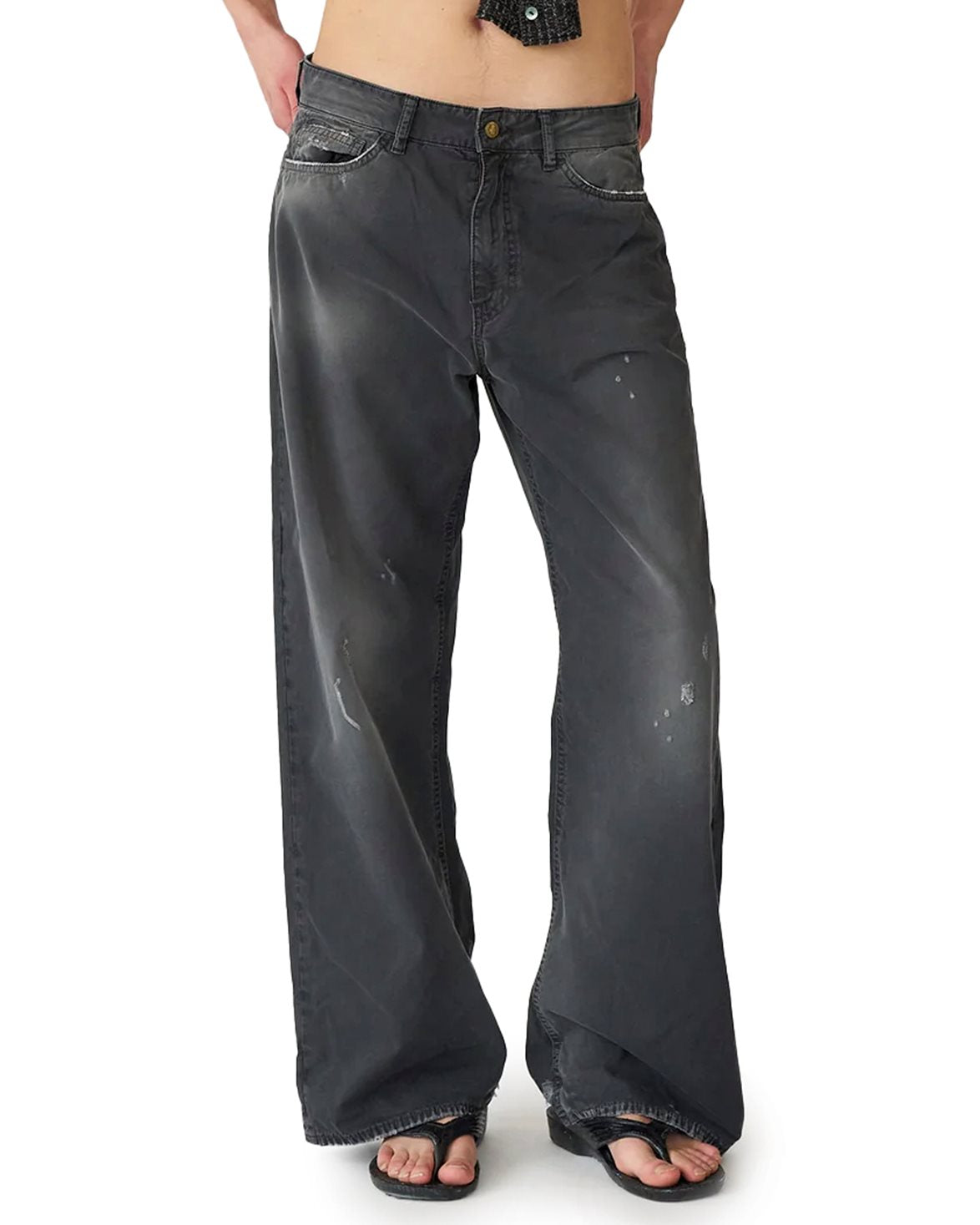 Ralf 5-Pocket Chino Trousers Black