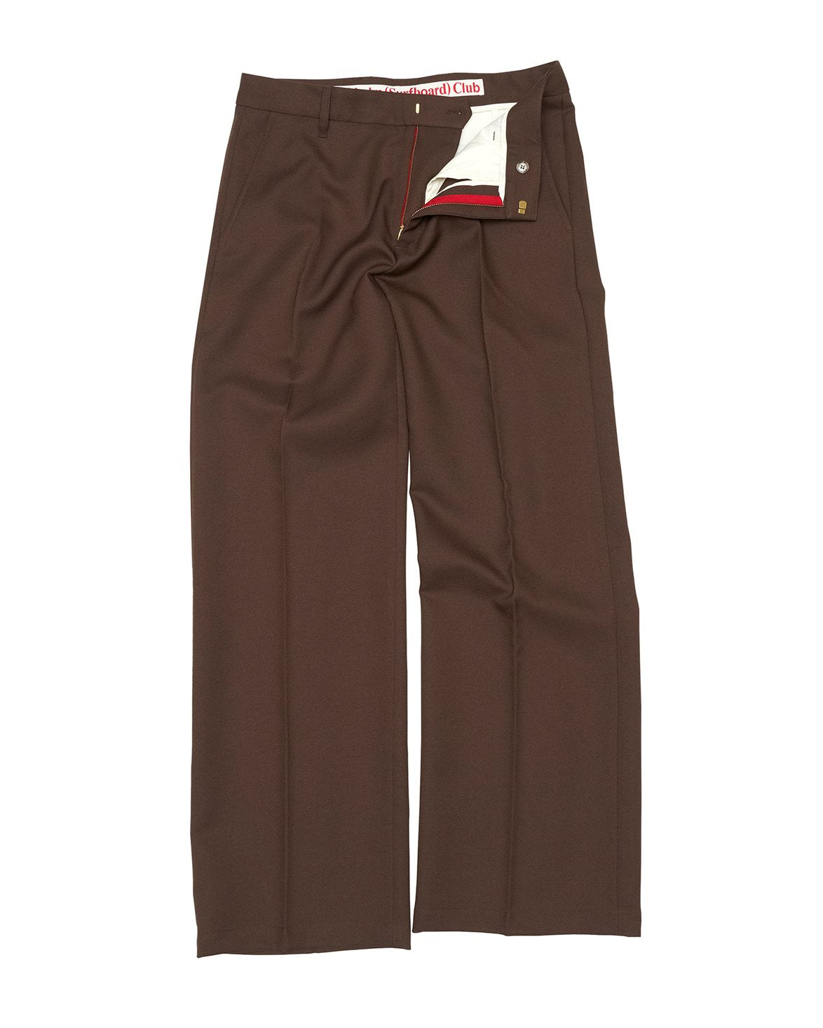 Sune Tailored Bootcut Trousers Brown