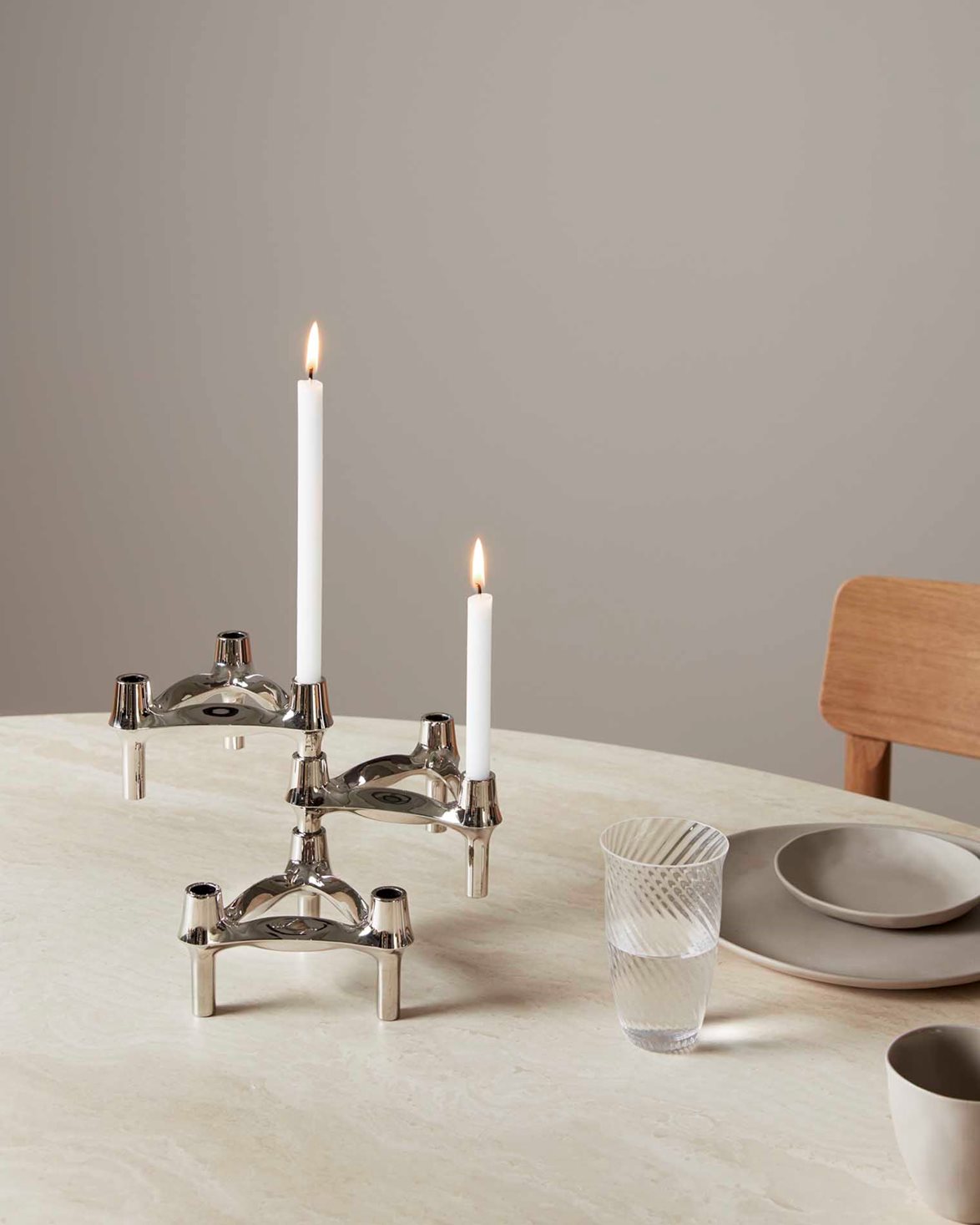 BMF Candle Holder Chrome
