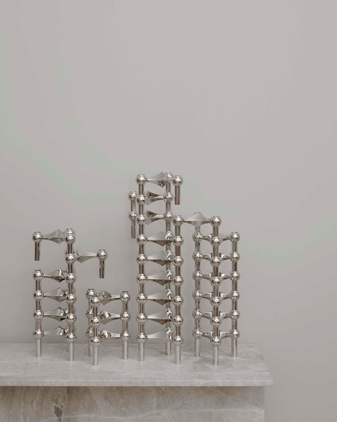 Nagel Candle Holder Chrome
