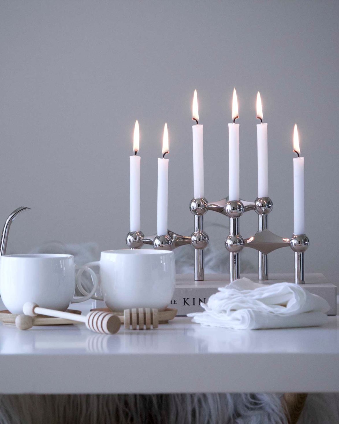 Nagel Candles Box 12-Pack White