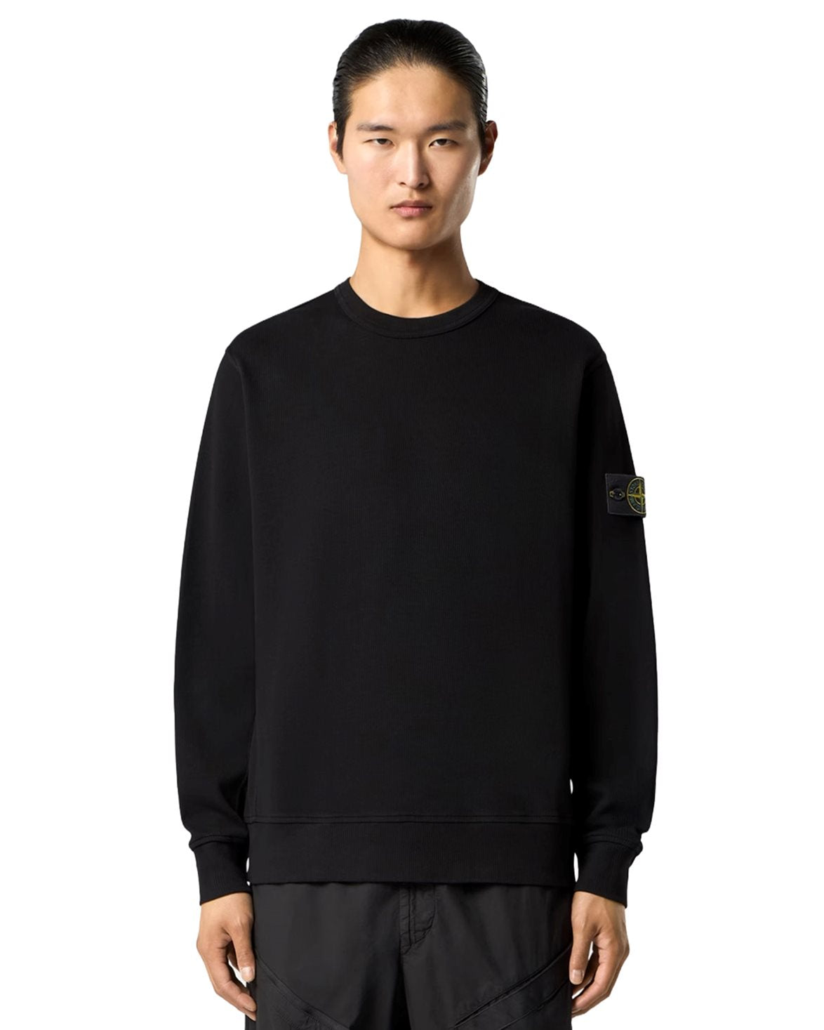6100017 Cotton Interlock Sweatshirt Black