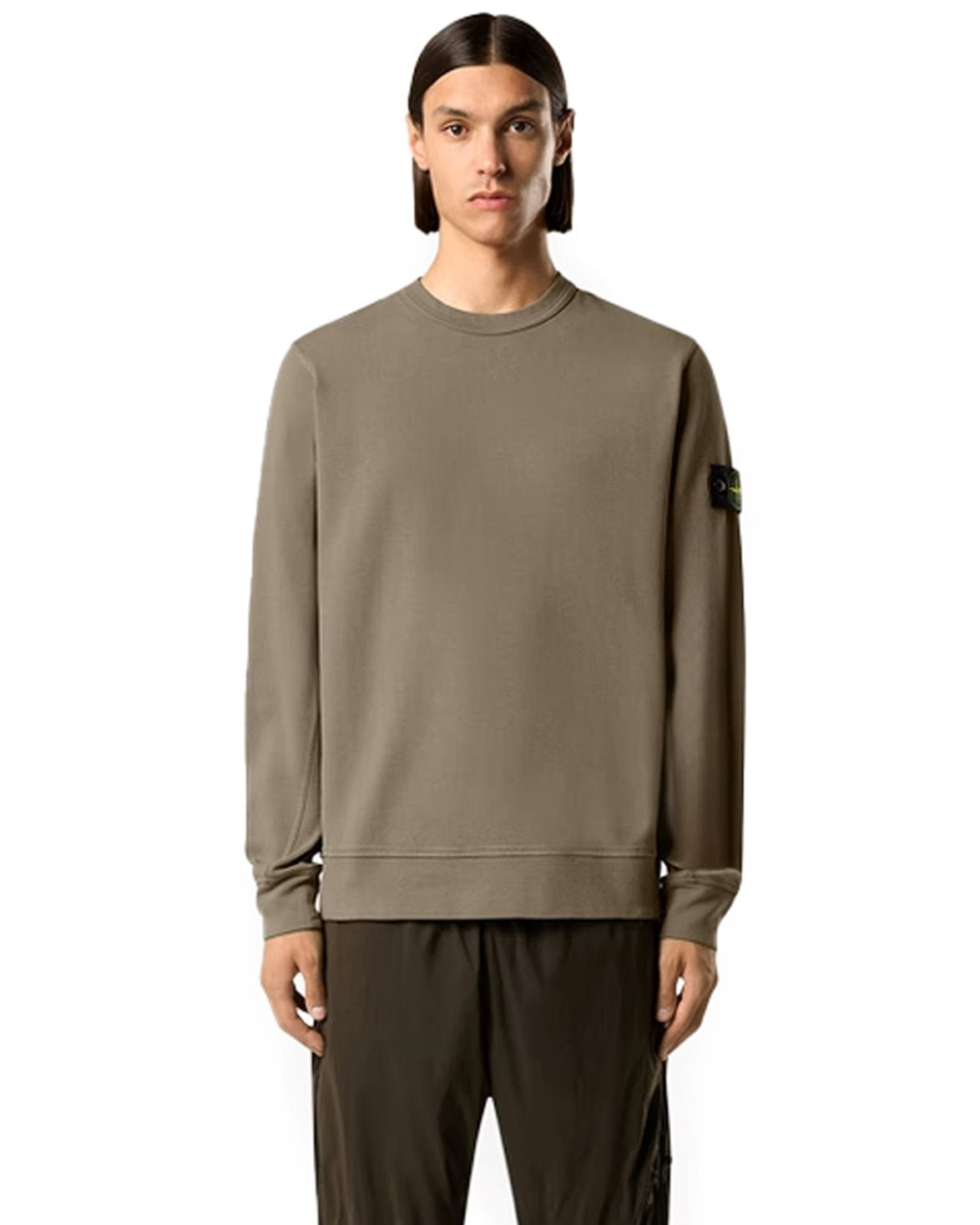 6100017 Cotton Interlock Sweatshirt Military Green
