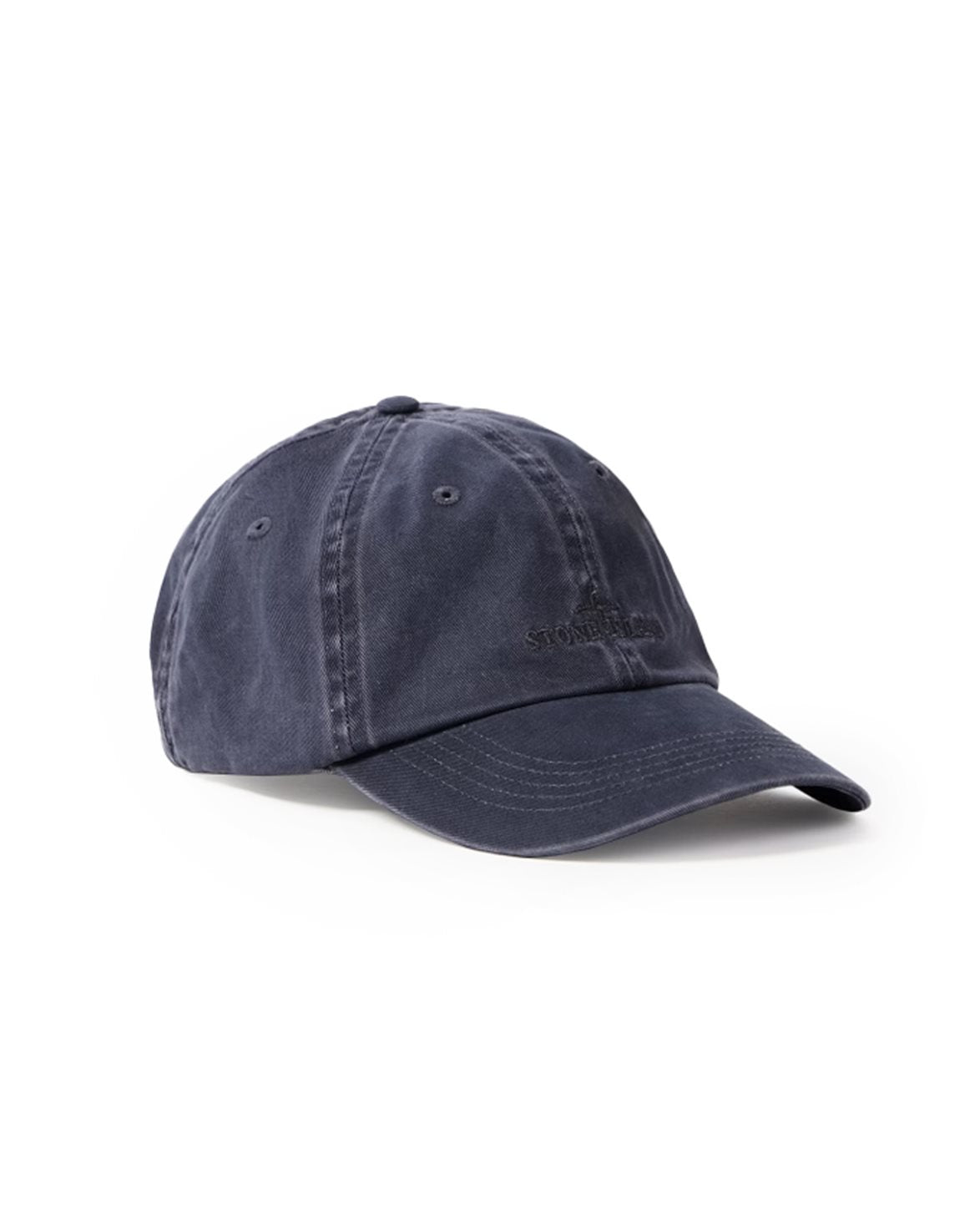 9100002 Cotton Gabardine Baseball Cap Blue Grey