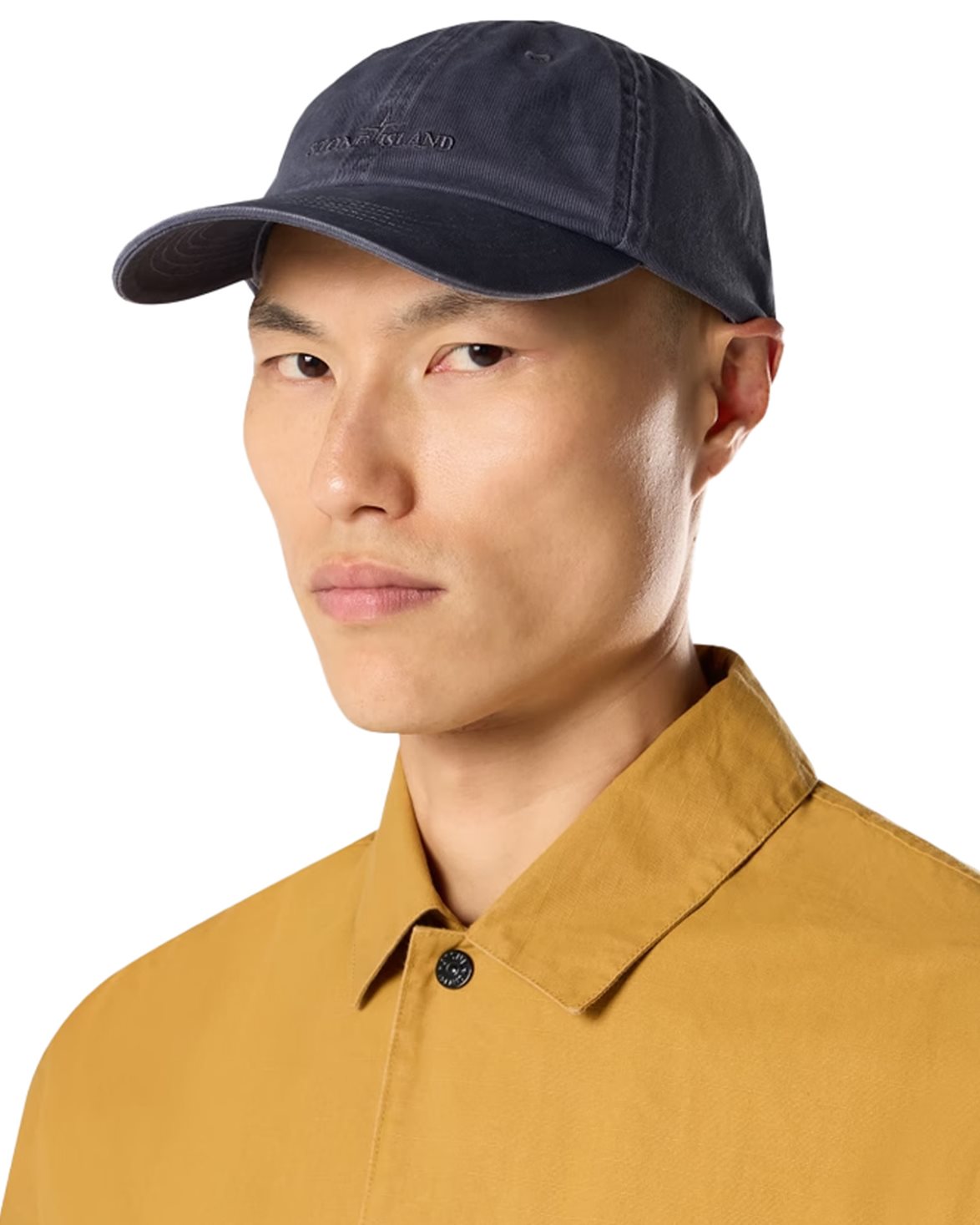 9100002 Cotton Gabardine Baseball Cap Blue Grey