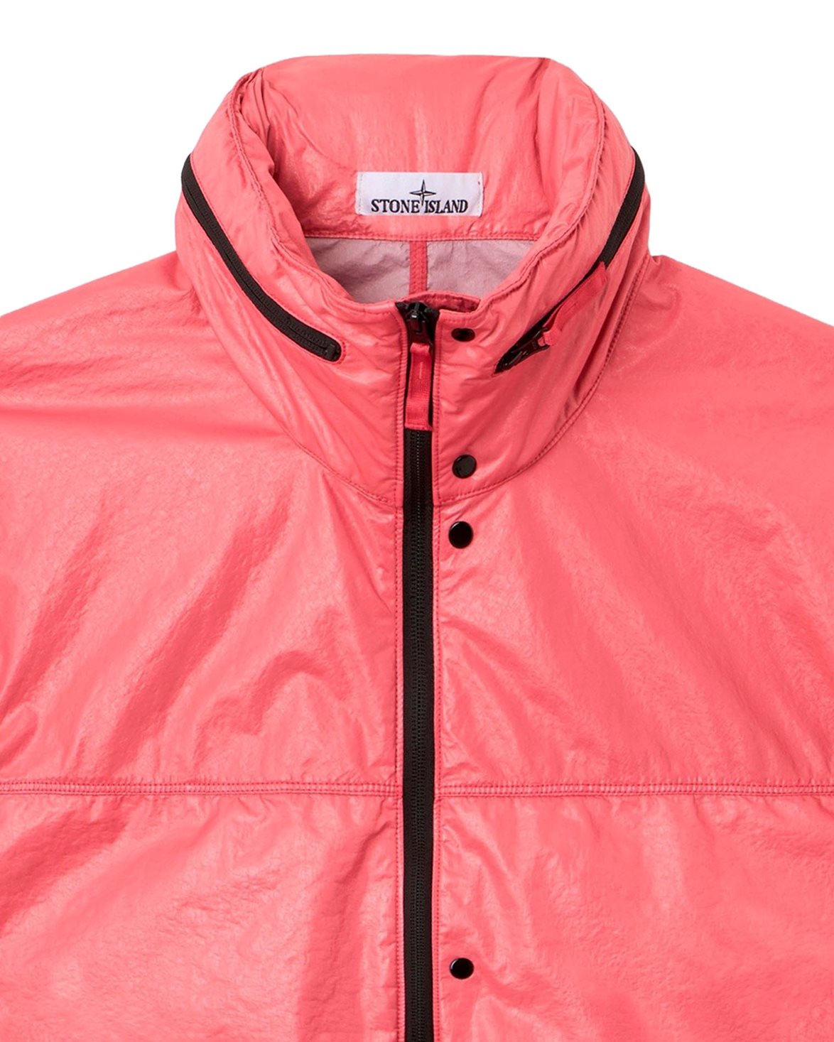 Q100019 Glossy Nylon Jacket Geranium