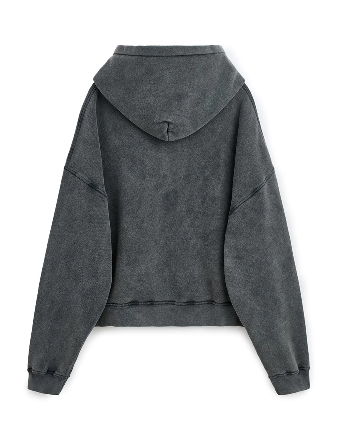Hood Sweat Antracite Washed