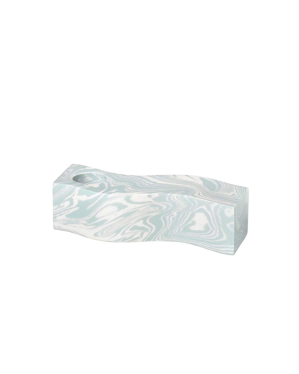 Swelly Candle Holder Light Turquise
