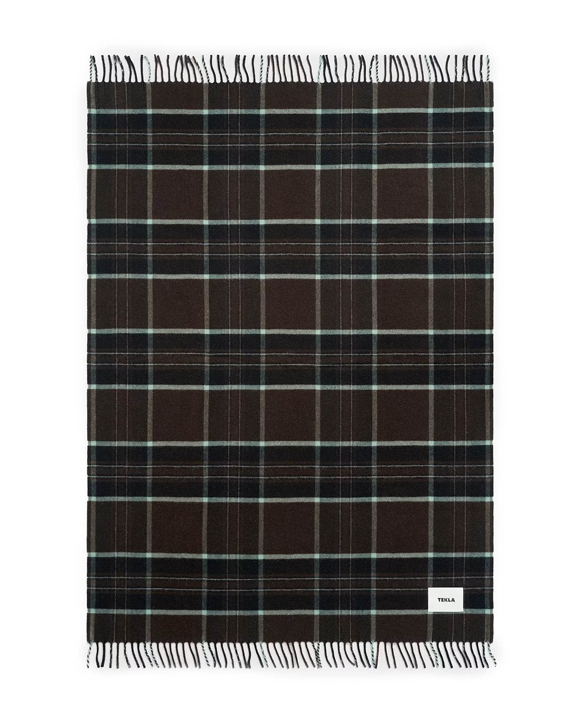Lambwool Fringe Blanket Fearn Plaid