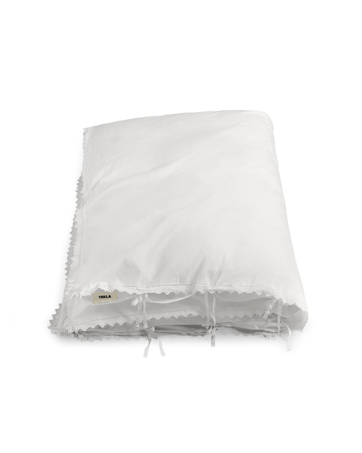 Percale Broderie Anglaise Duvet Cover Broken White/Anaïs
