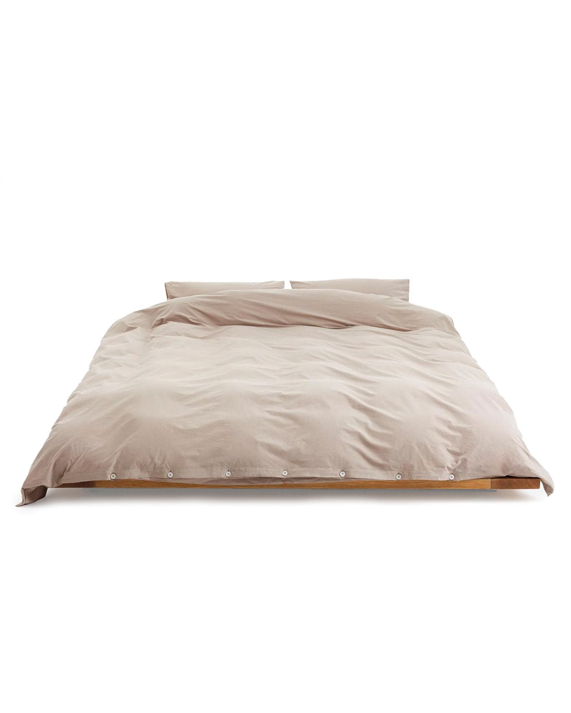 Percale Duvet Cover Clay