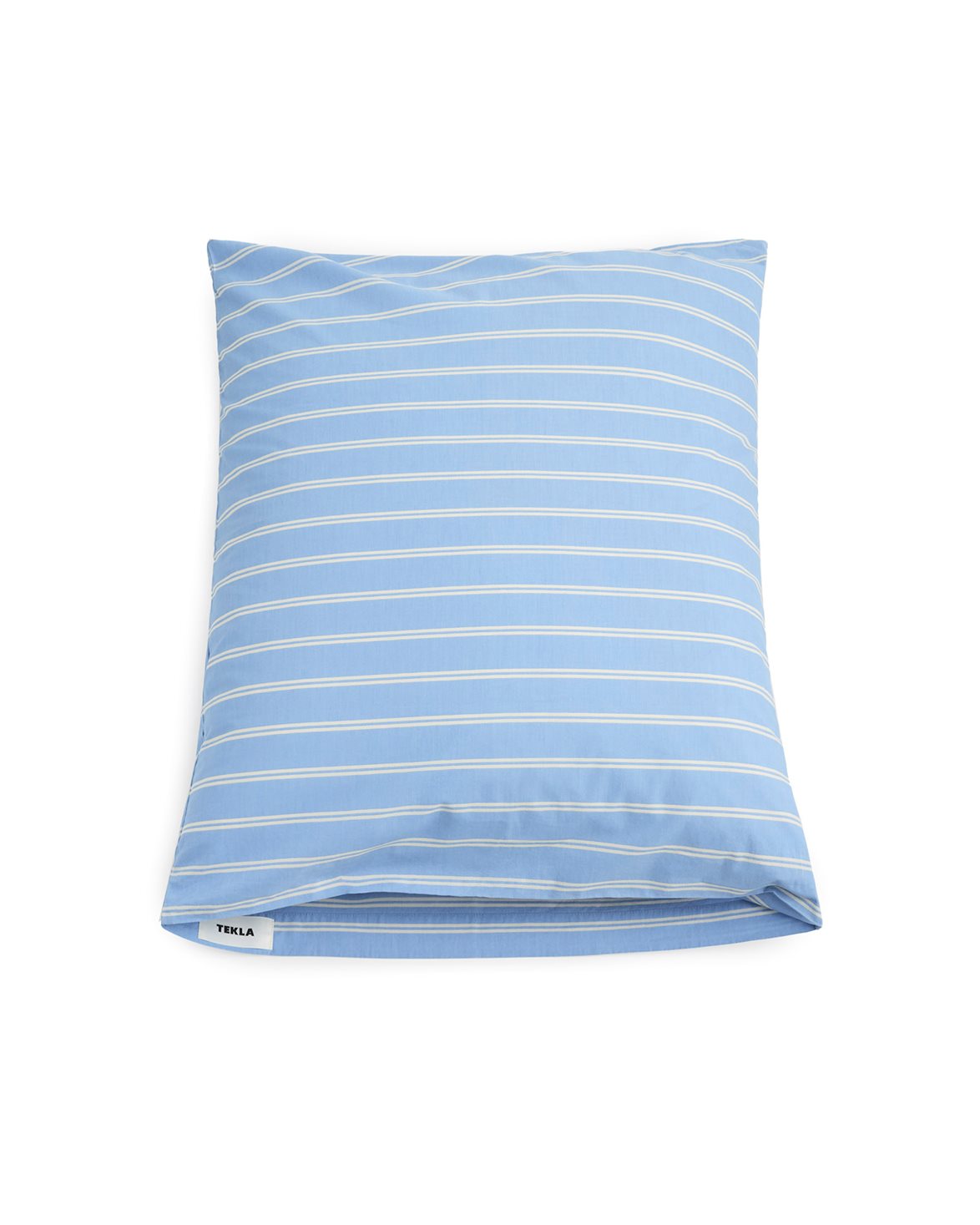 Percale Pillow Sham Island Blue Stripes