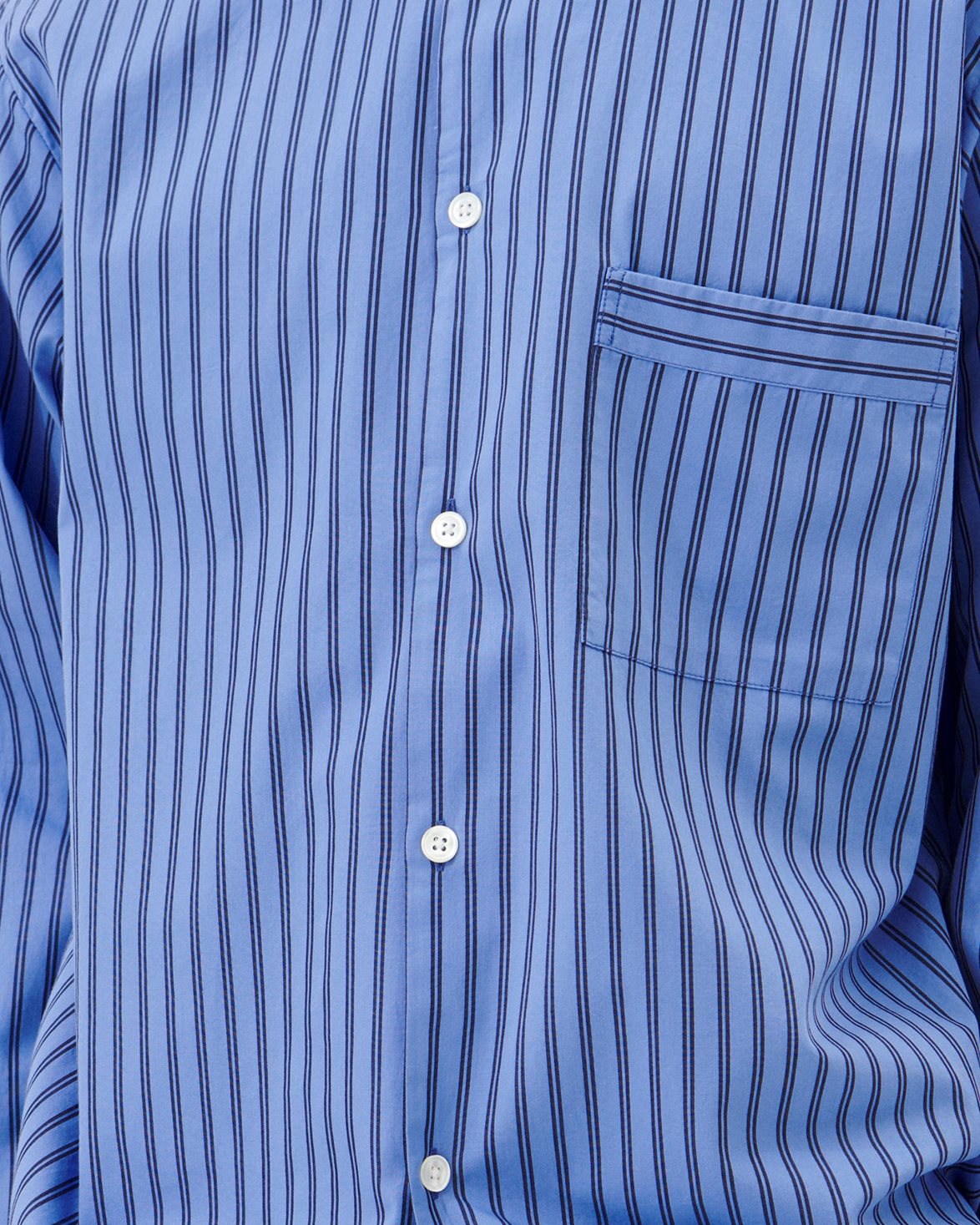 Poplin Pyjamas Shirt Boro Stripes