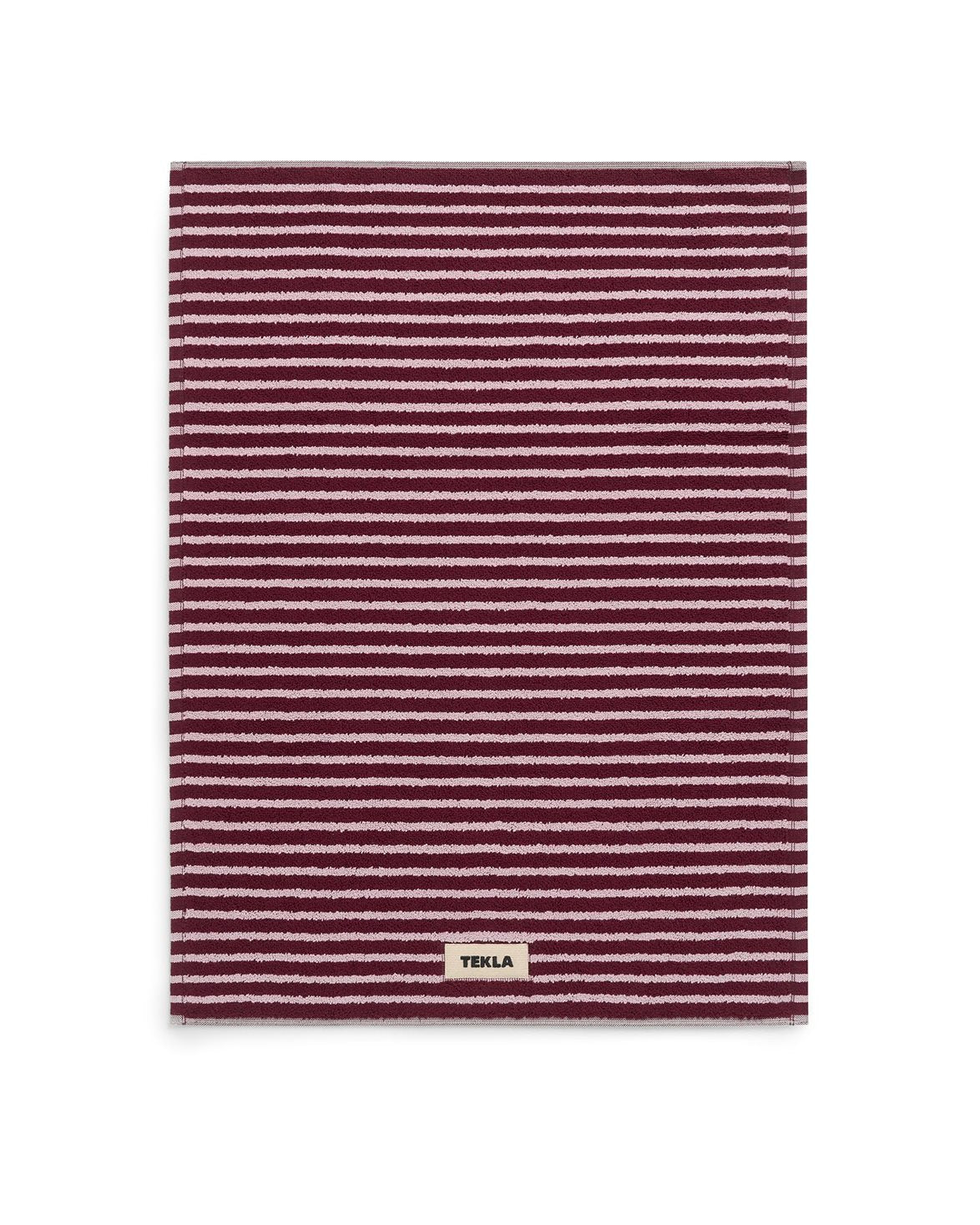 Terry Bath Mat Red And Rose