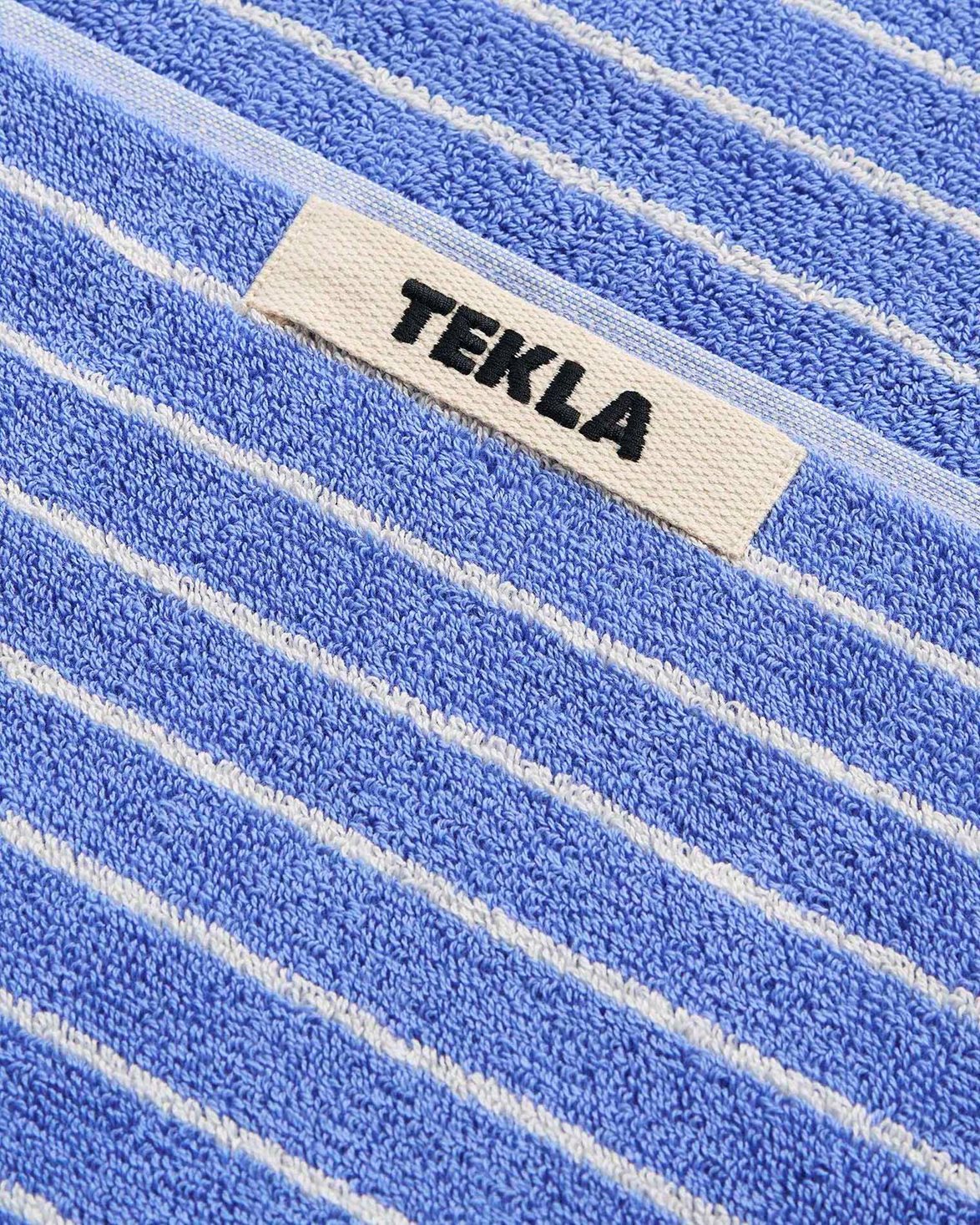 Terry Towel Clear Blue Stripes