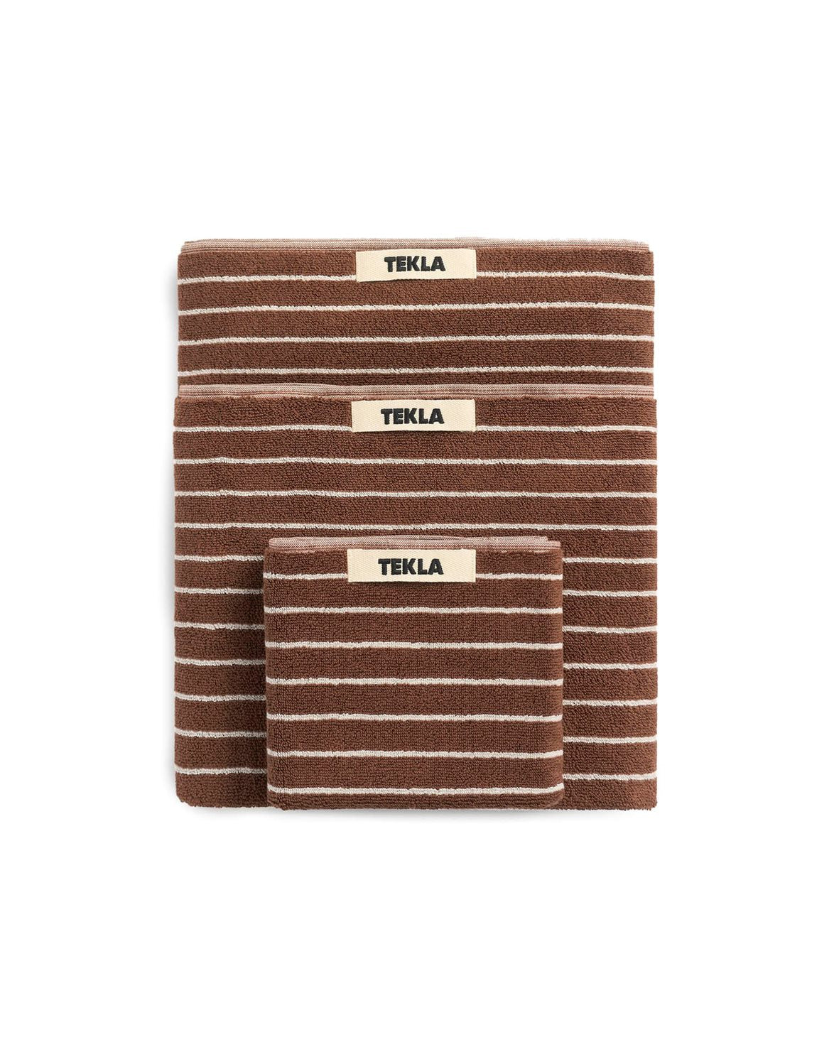 Terry Towel Rust Stripes