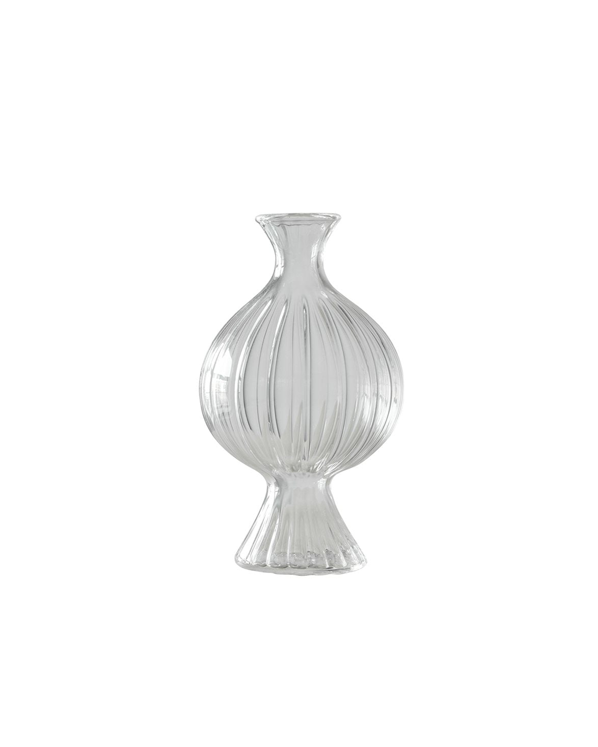 Como Ripple Vase Medium Clear