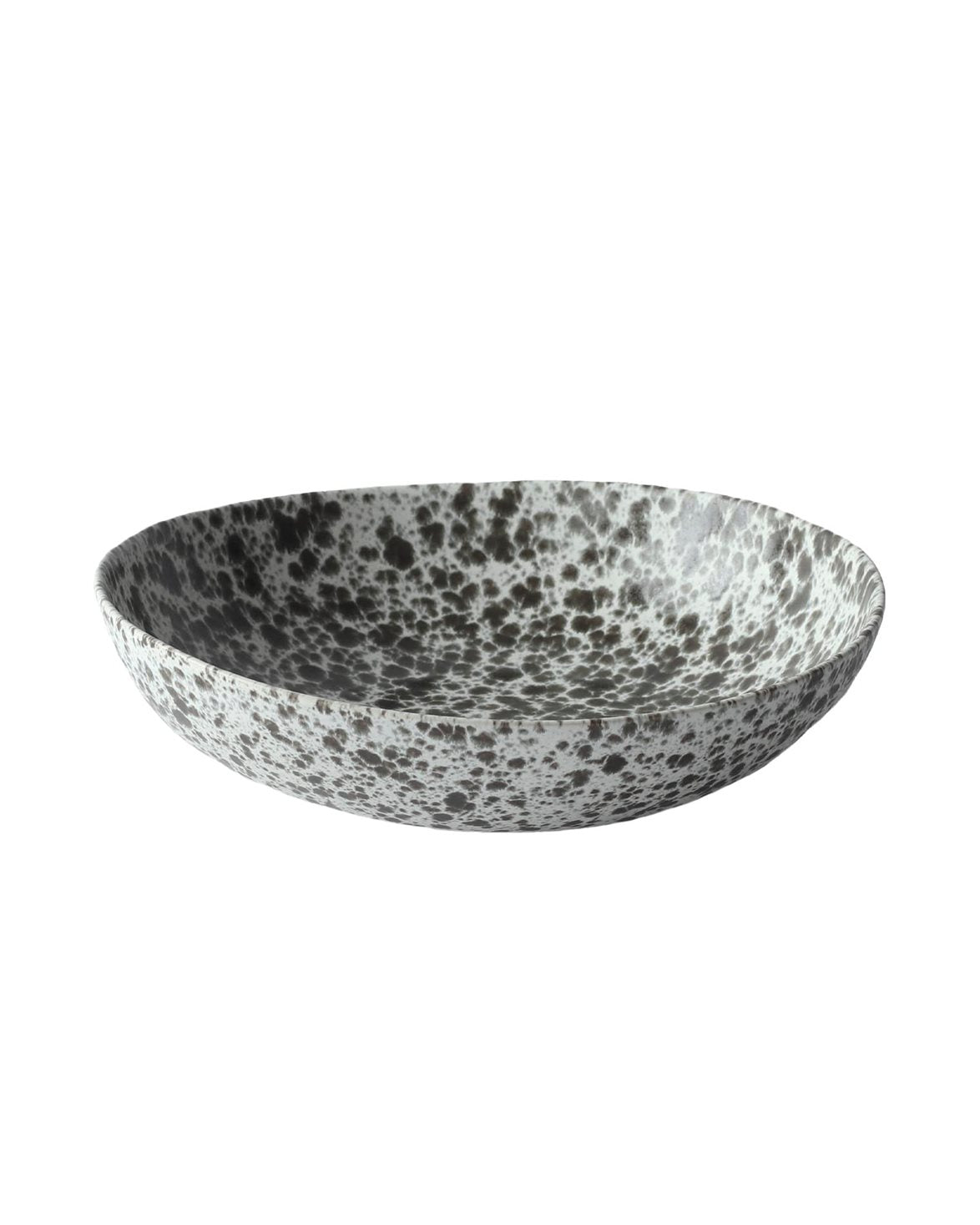 Rivoli Salad Bowl Medium Green Splatter