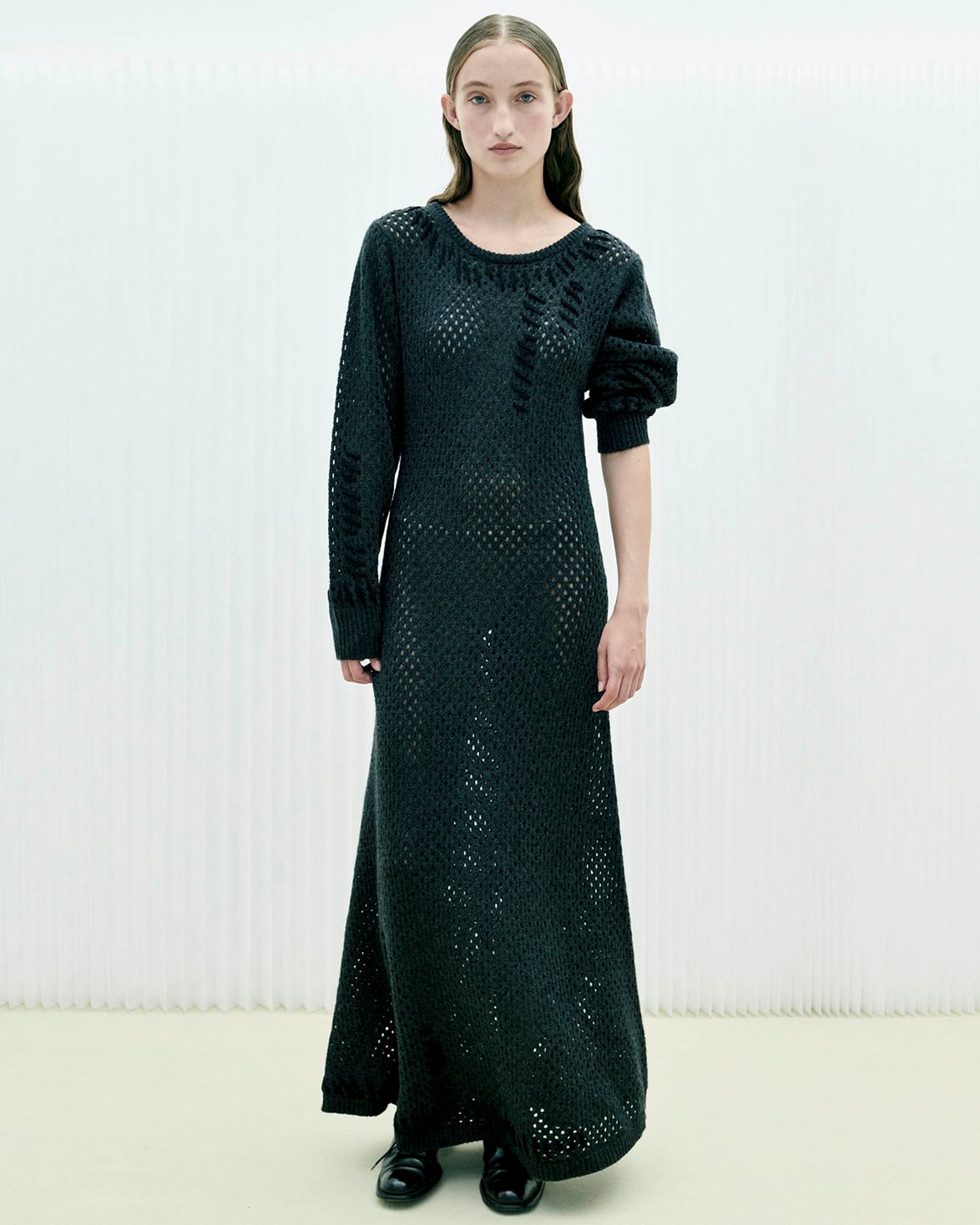 Canada Maxi Dress Dark Grey Melange