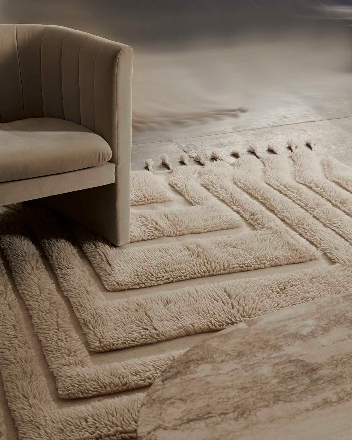 Kask Wool Rug Beige