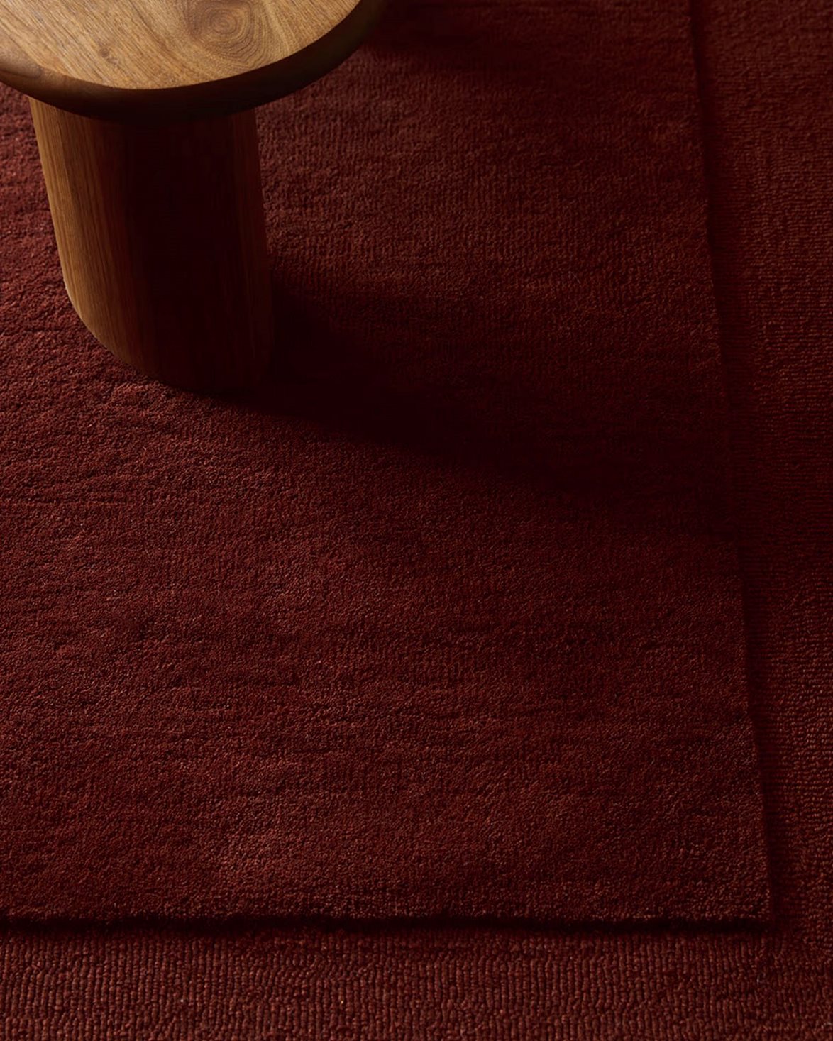 Louis Wool Rug Burgundy
